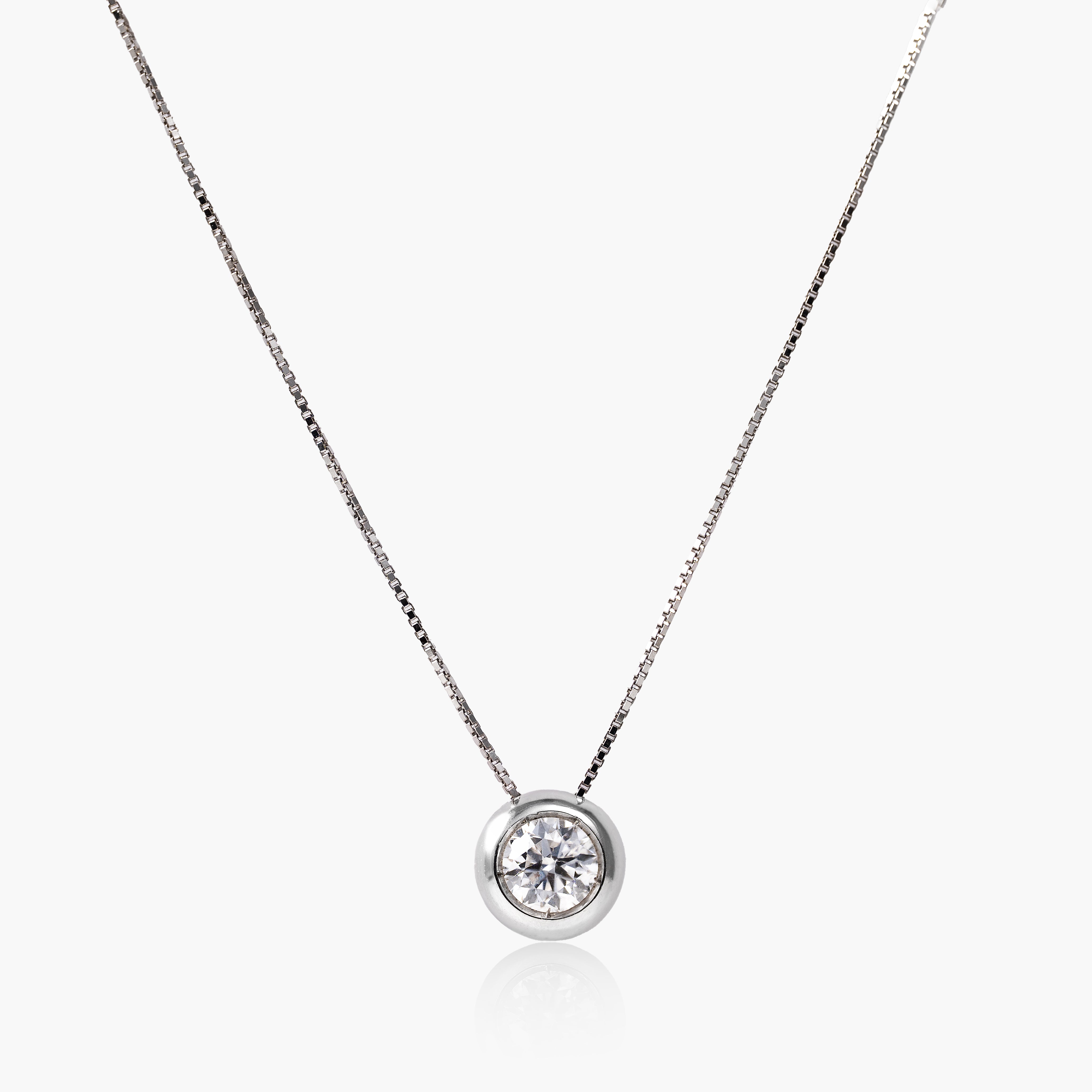 Colier aur 18k cu diamant