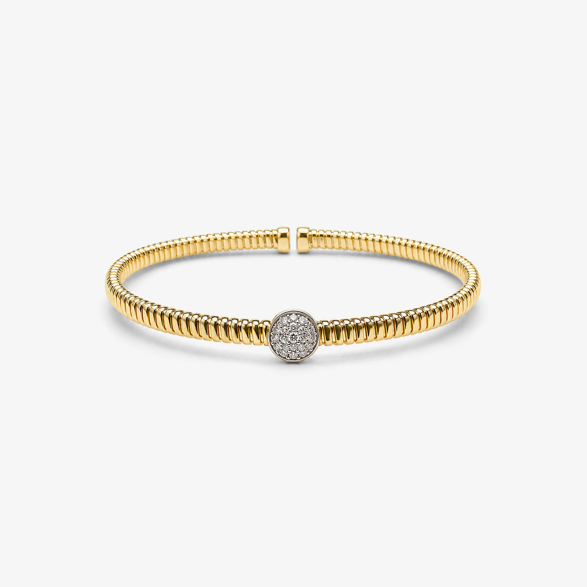 Brățară din aur galben 18K cu diamante 0,14 ct – vedere principală