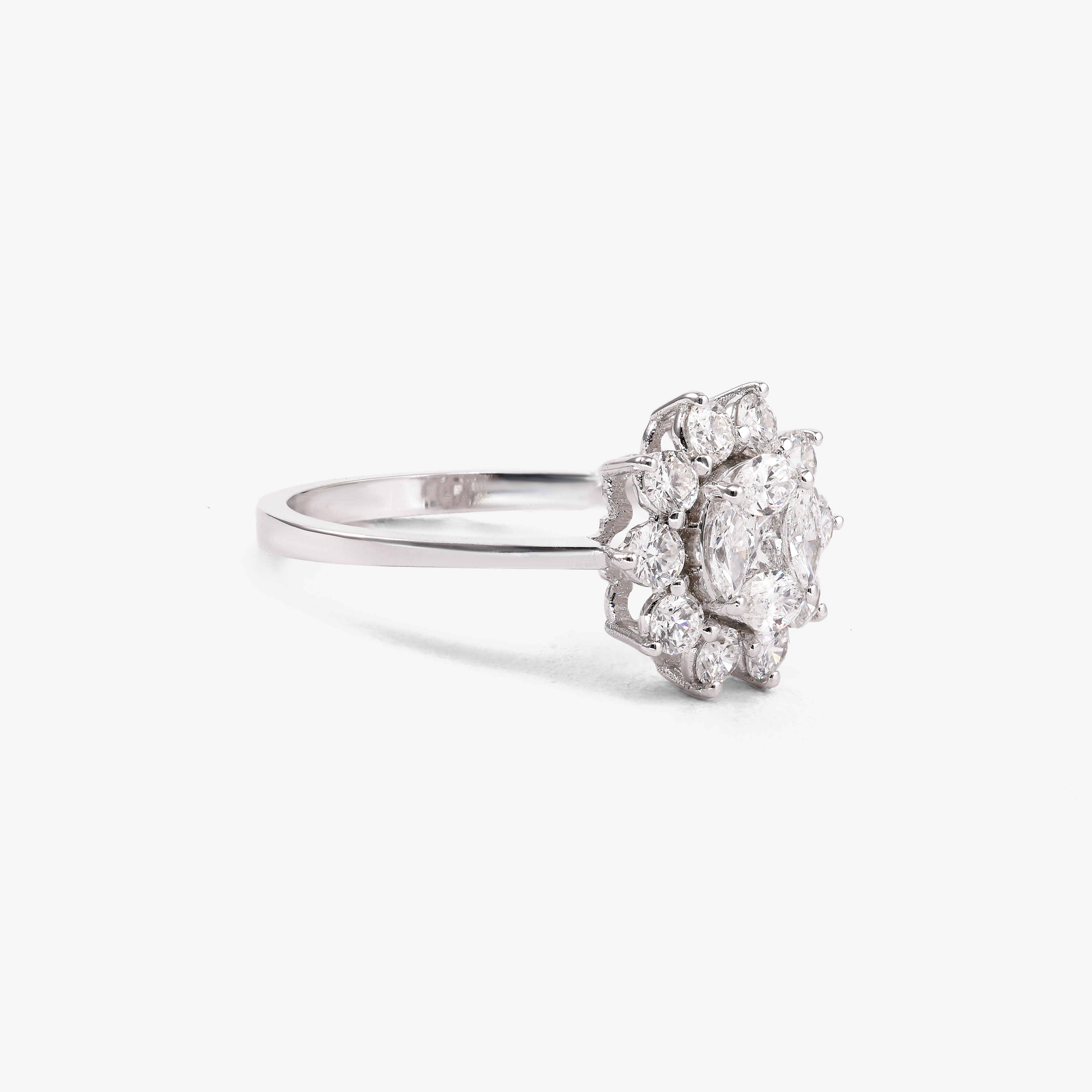Inel aur 18k cu diamante 0.94 ct