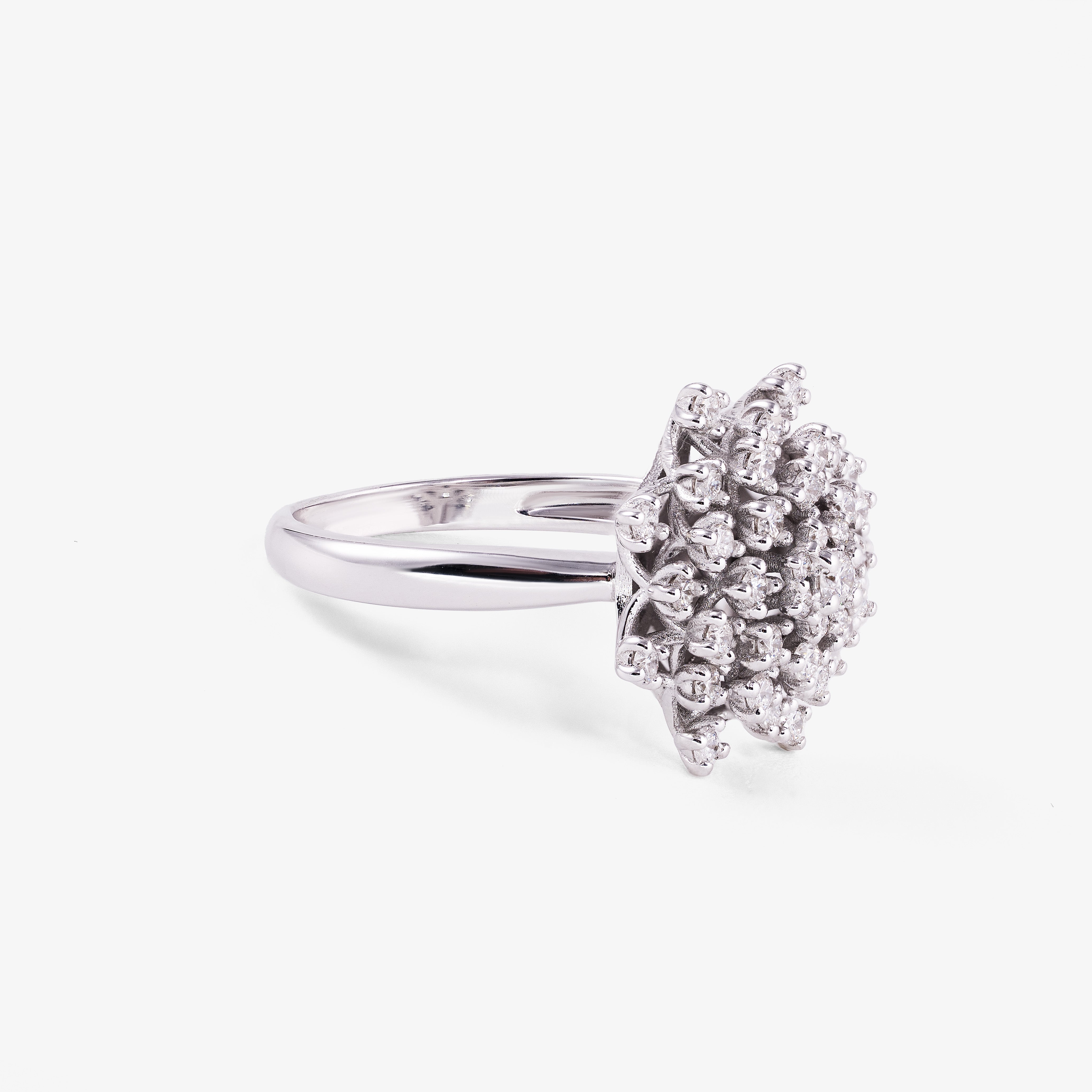 Inel aur 18k cu diamante 0.71 ct