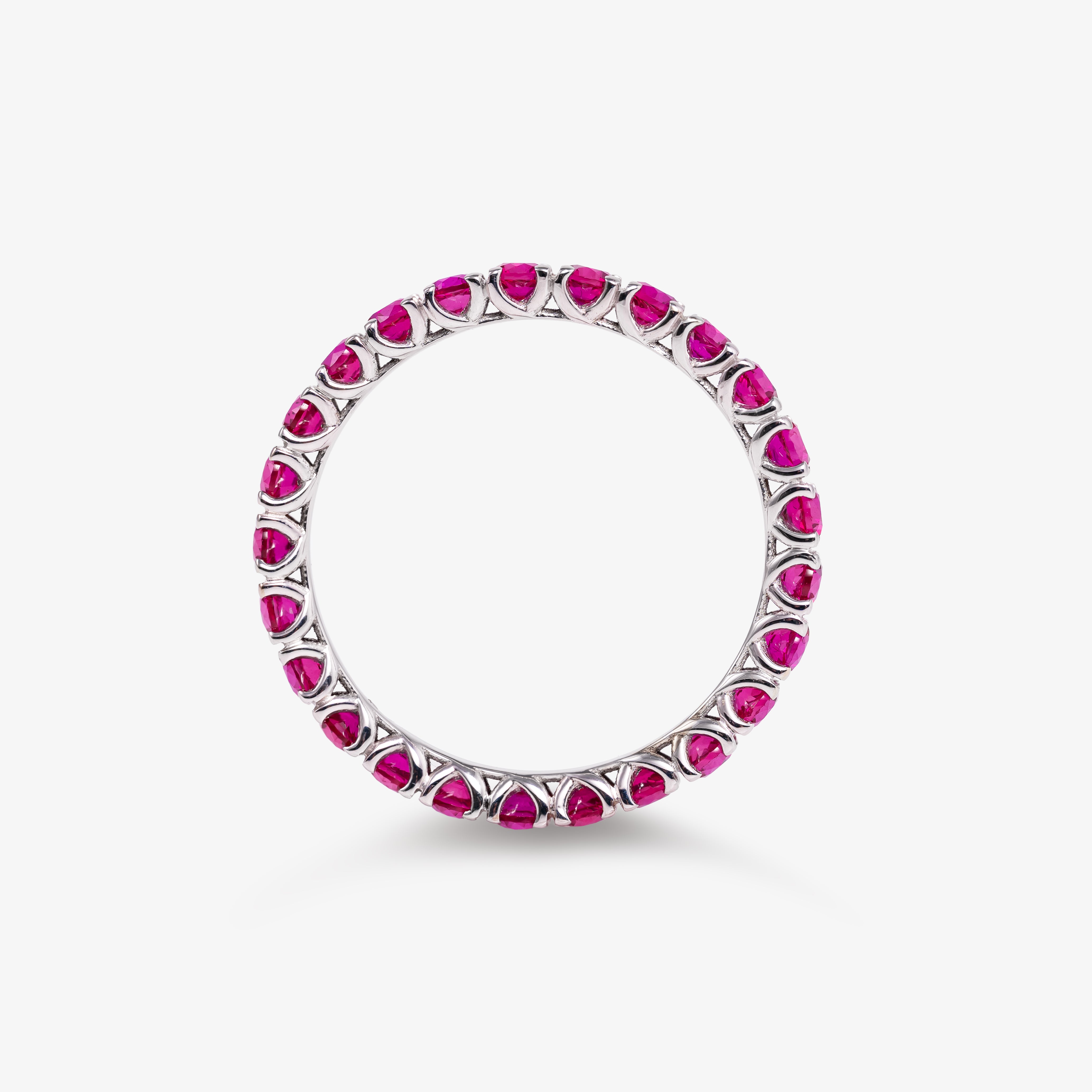 Inel eternity aur 18k cu rubine de 1.50 ct