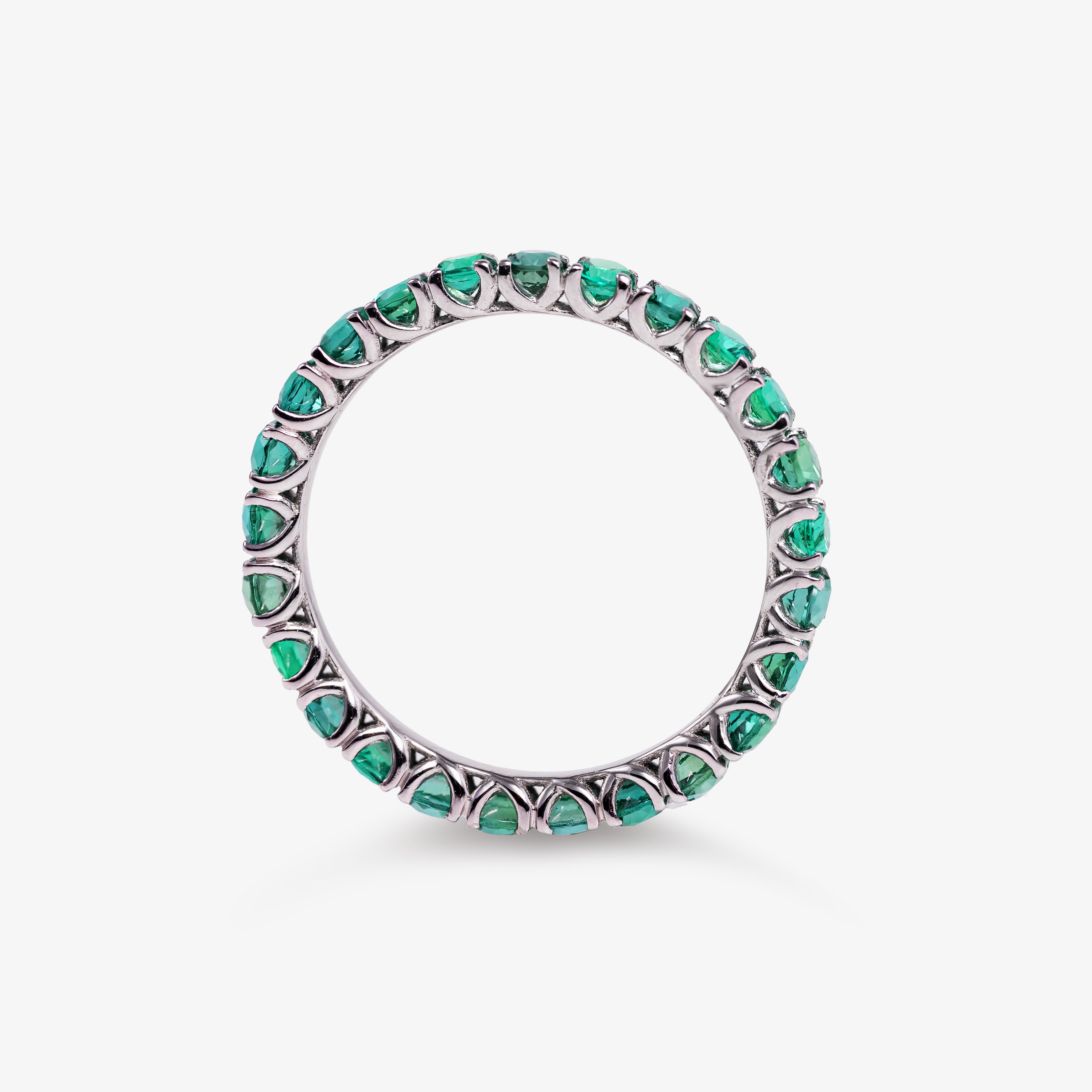 Inel eternity aur 18k cu smaralde 1.50 ct