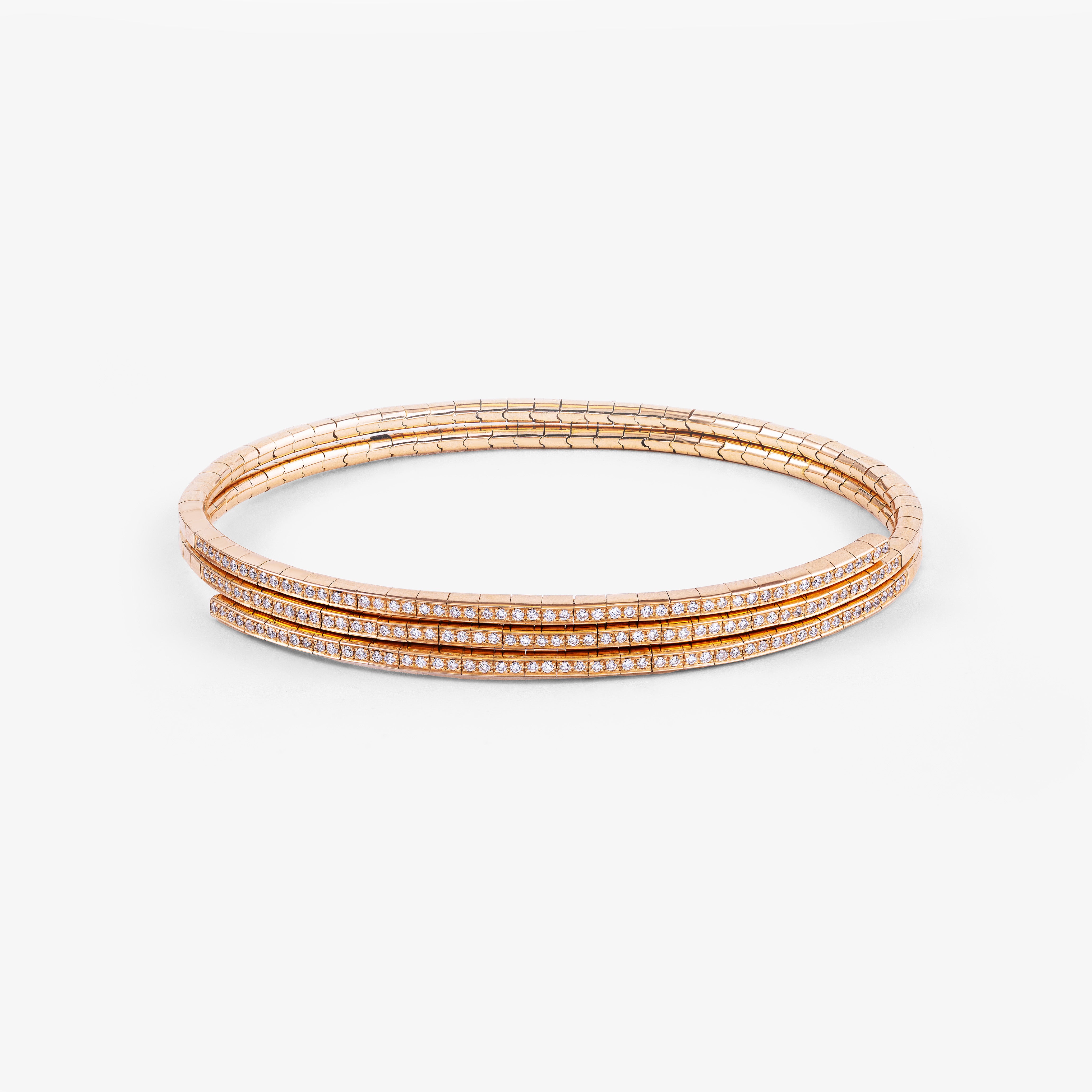 Bratara aur 18k cu diamante 0.58 ct