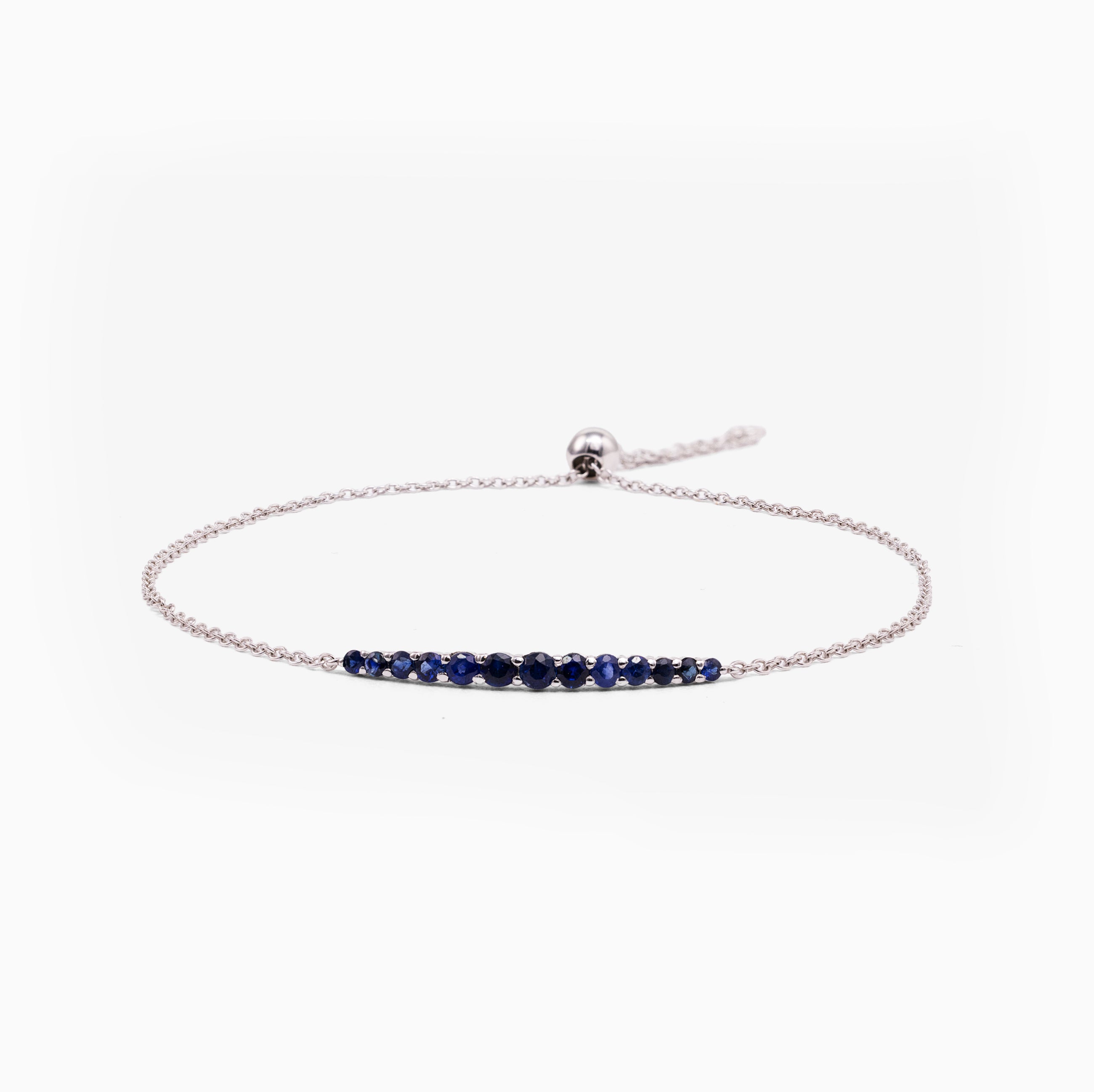 Bratara aur 18k cu safire 0.57 ct