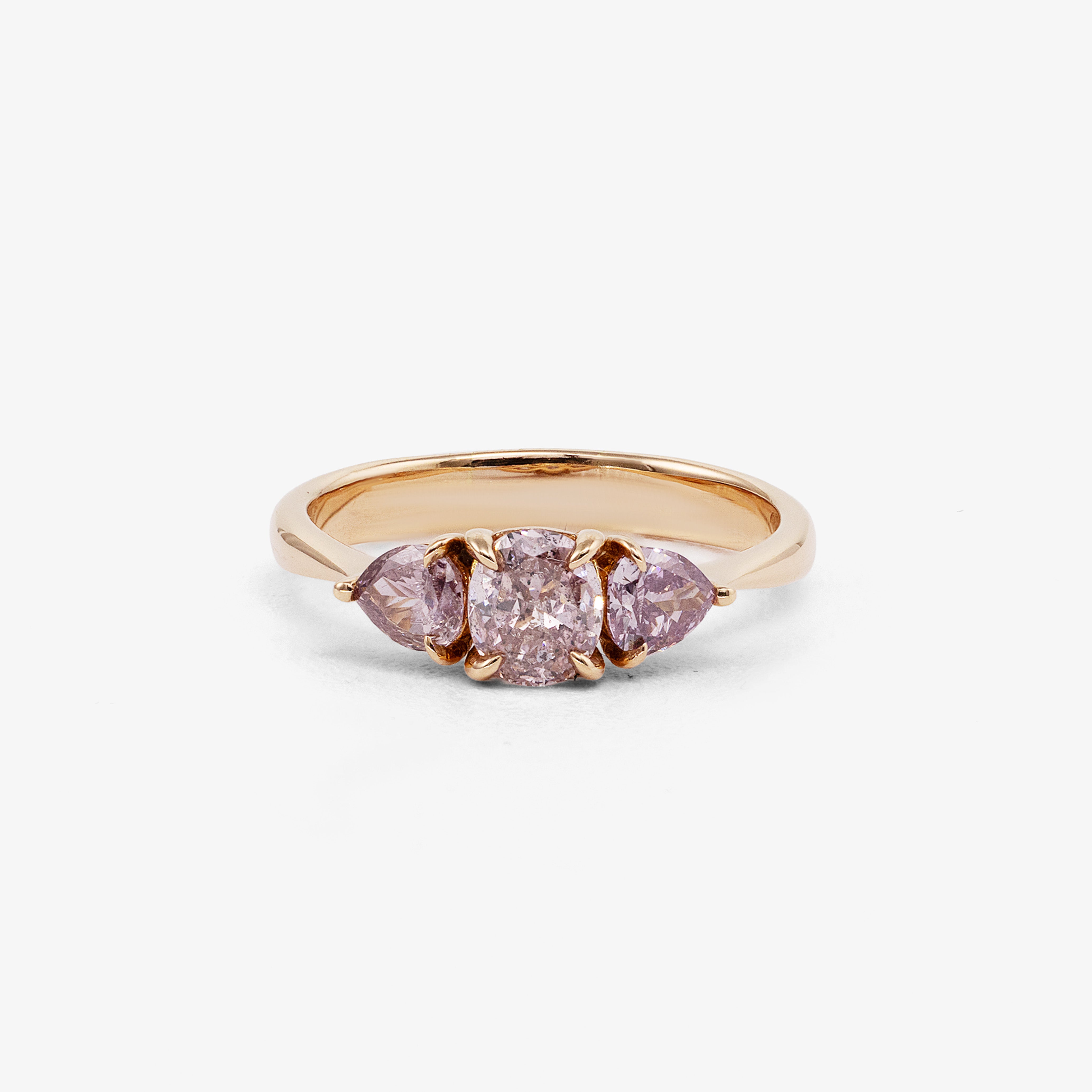Inel aur 18k cu diamante 0.77 ct