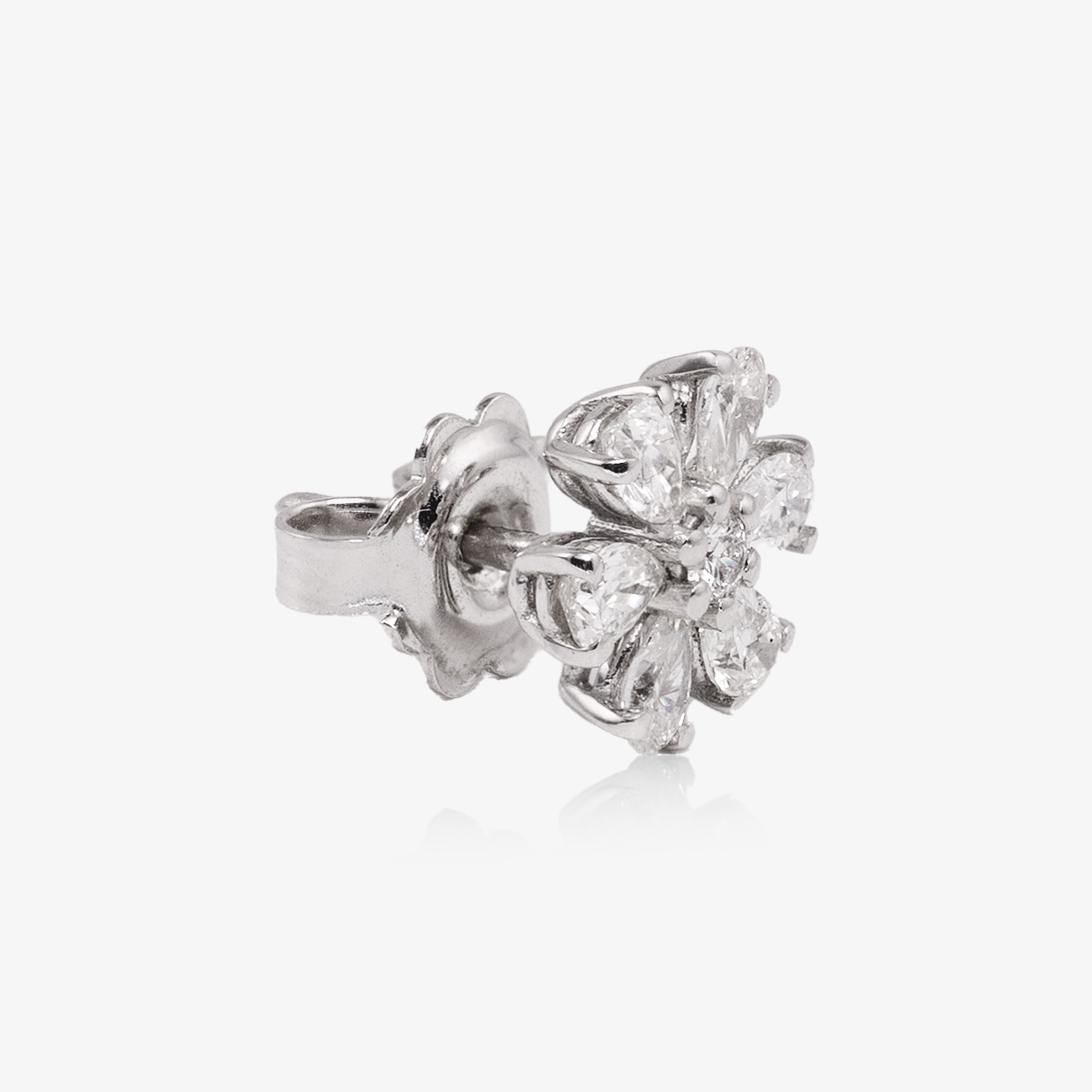 Cercei aur 18k cu diamante 0.92 ct