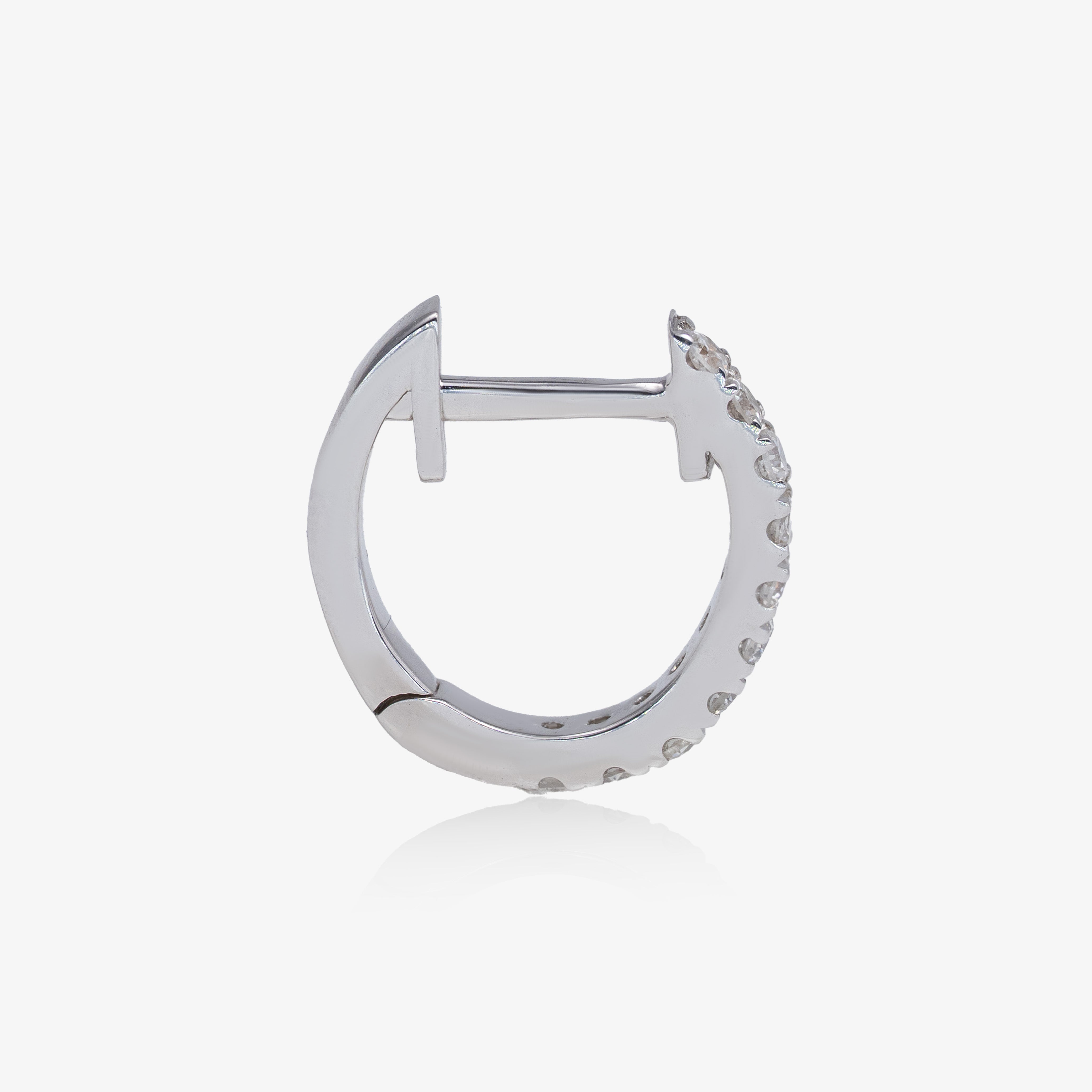 Cercei aur 18k cu diamante 0.19ct