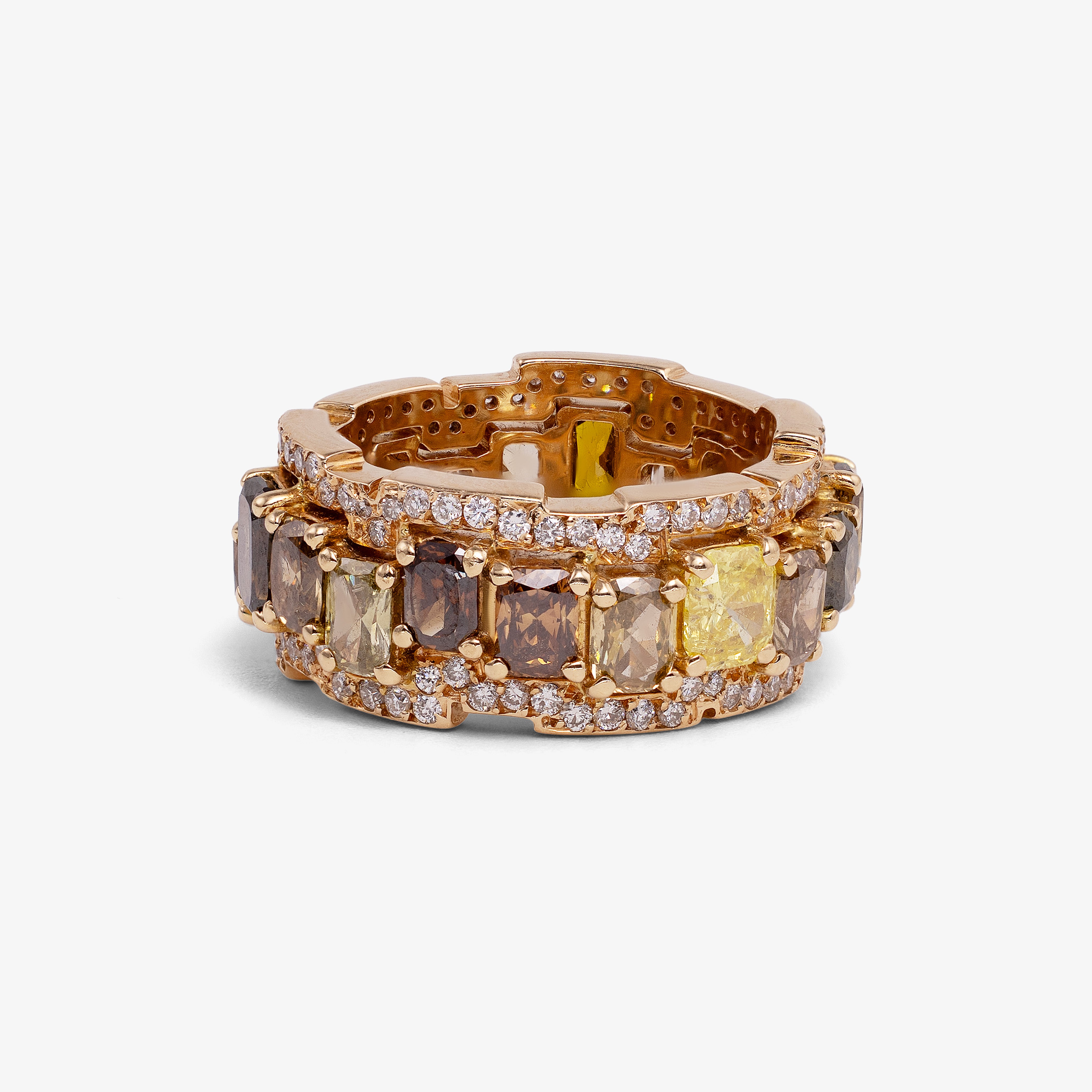 Inel aur 18k cu diamante 6.51 ct