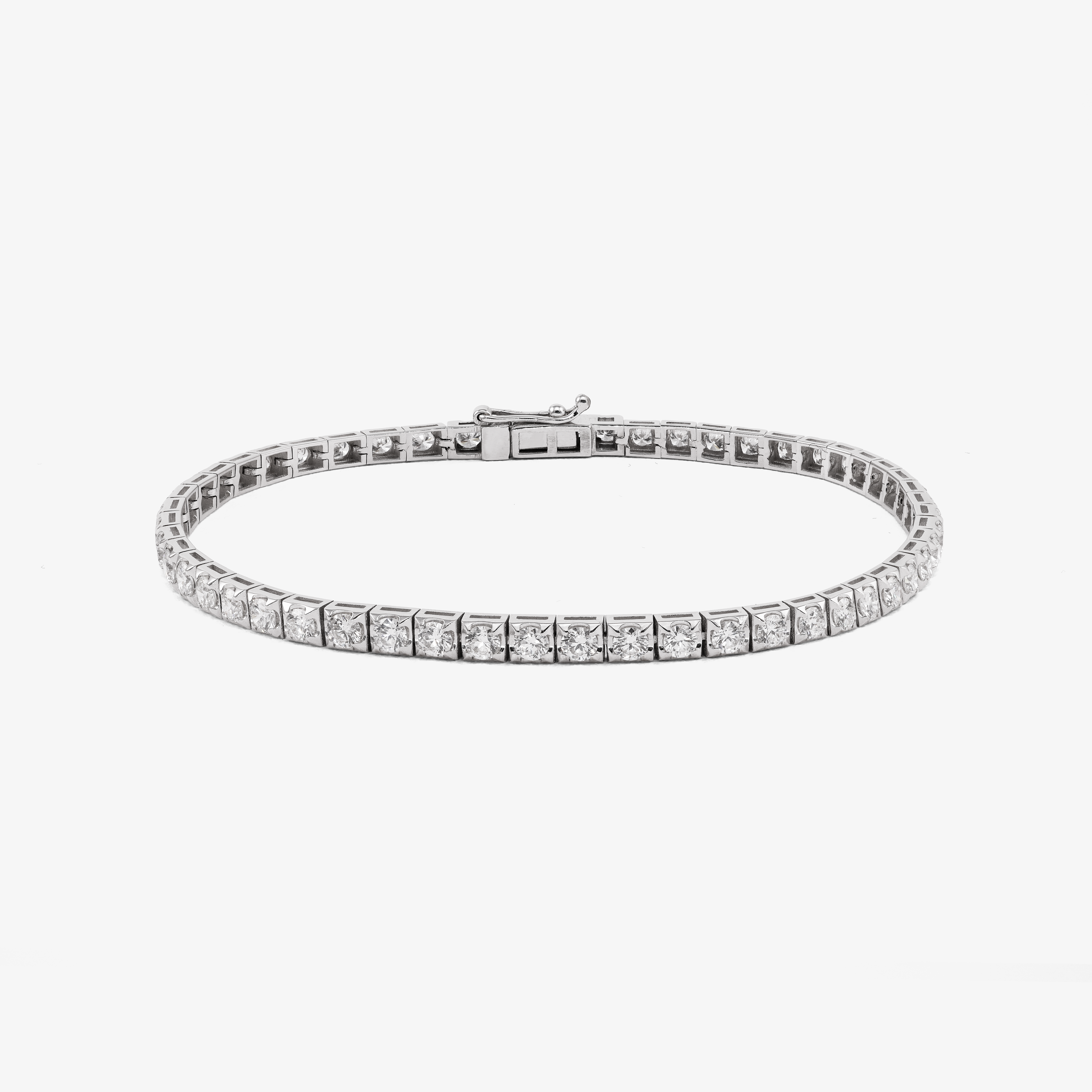 Bratara tennis aur 18k cu diamante 3.50 ct