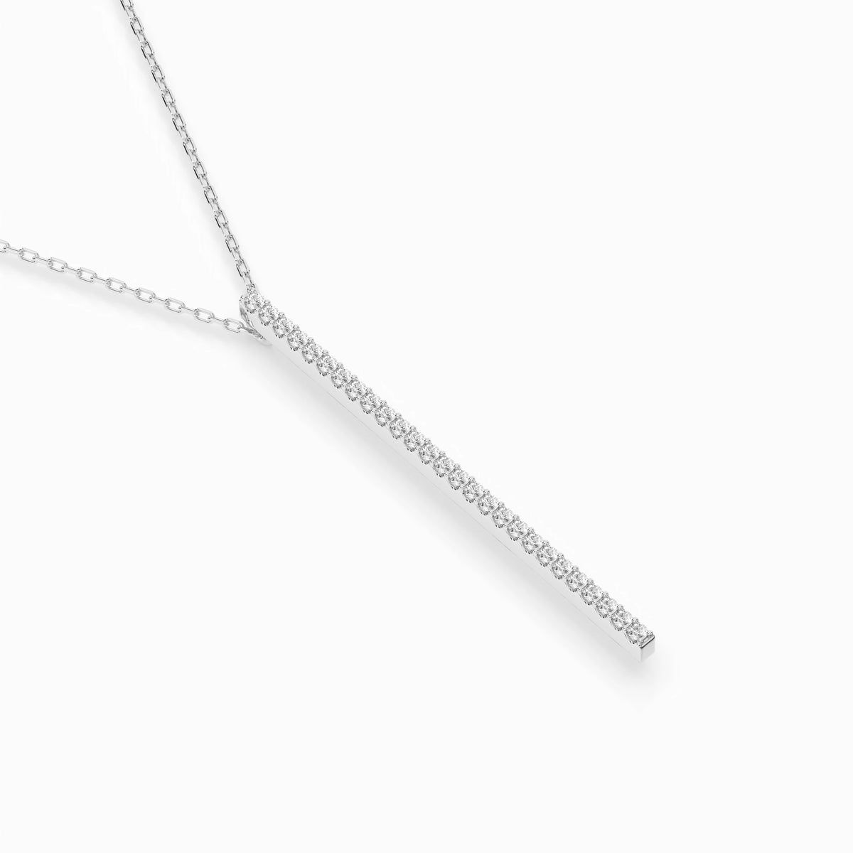 Colier din Aur cu Diamante, Forma Rotund Briliant, 0,14 CT