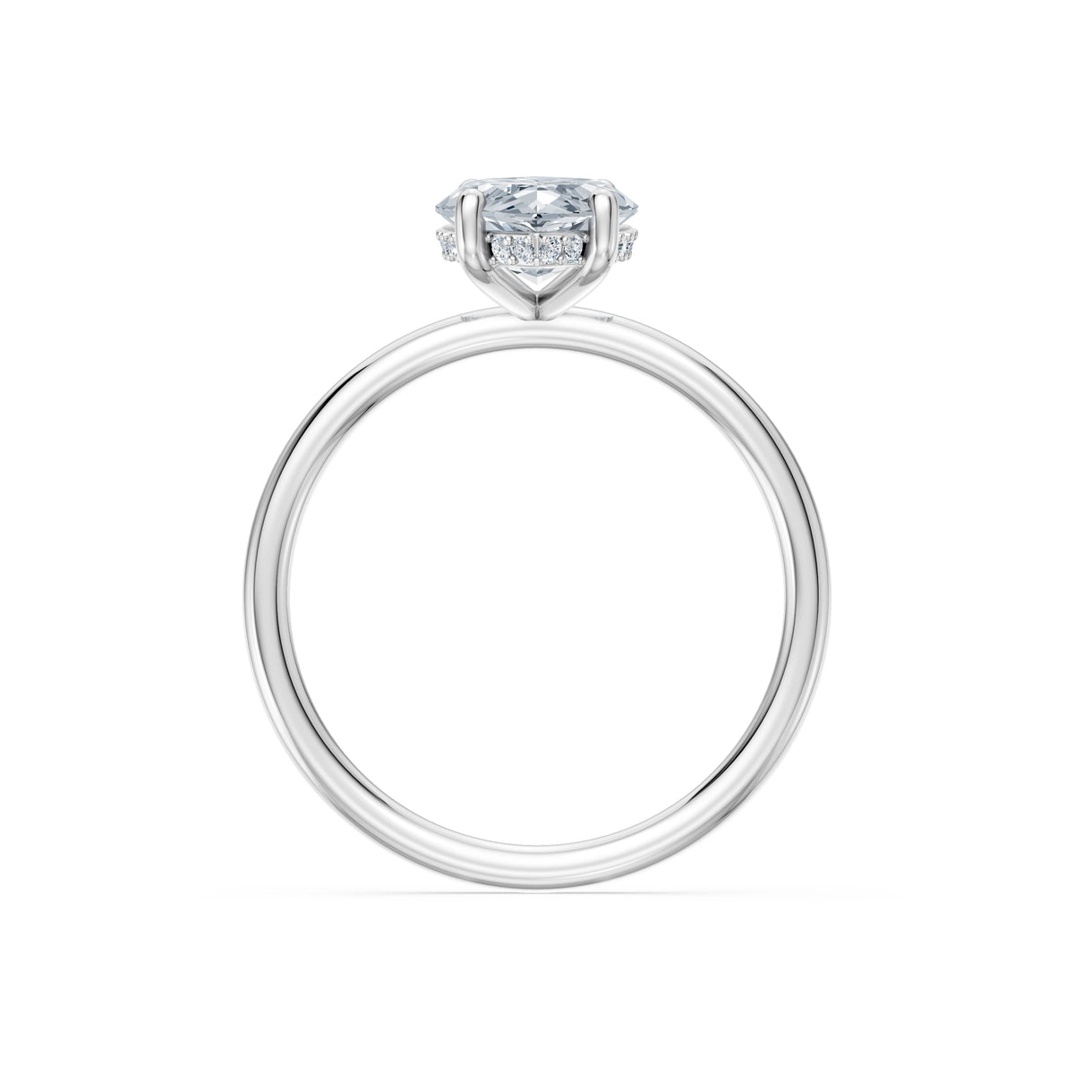 Inel de Logodnă Solitaire din Aur, Diamant Marquise 2,00 CT