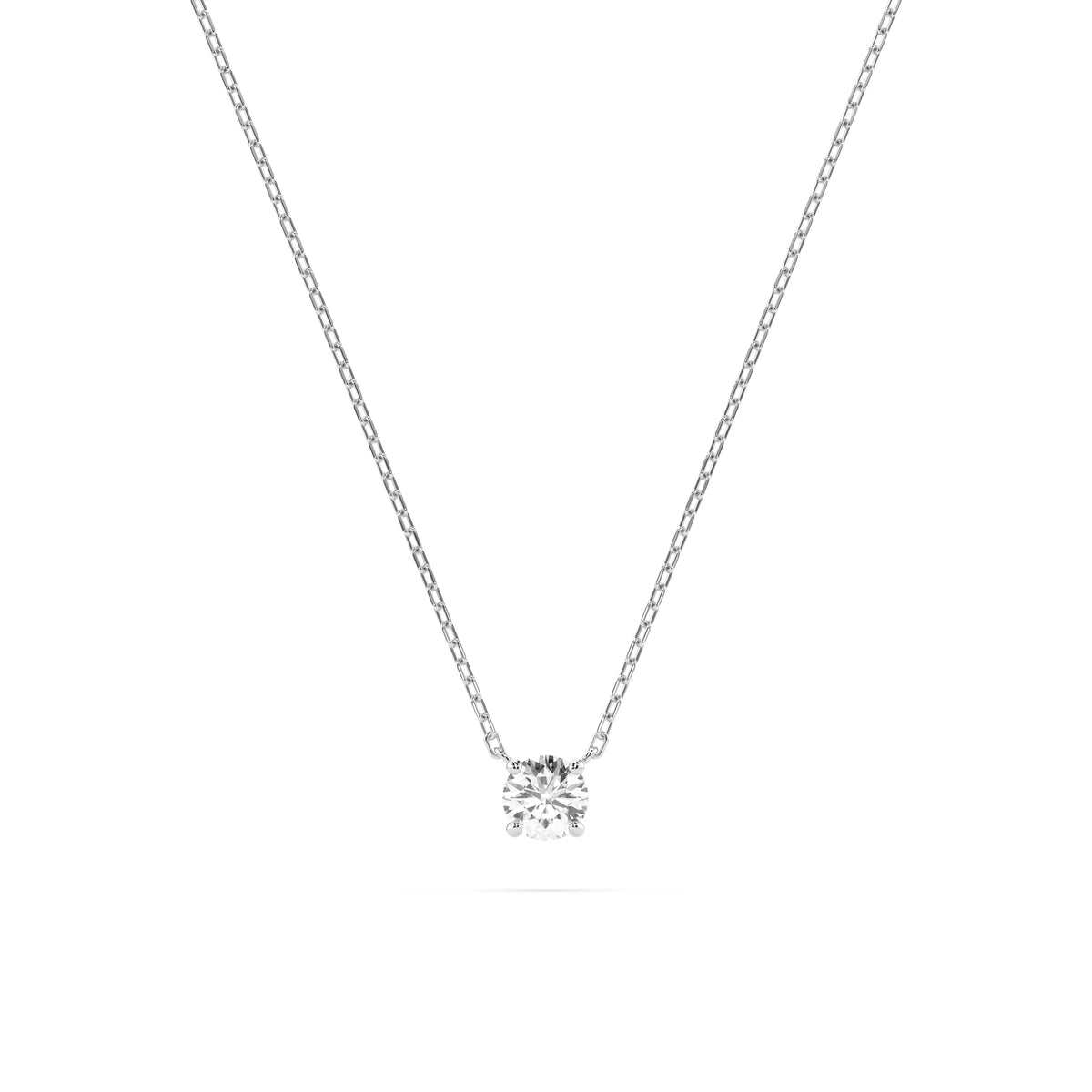 Colier din Aur cu Diamant, Forma Rotund Briliant, 0,20 CT