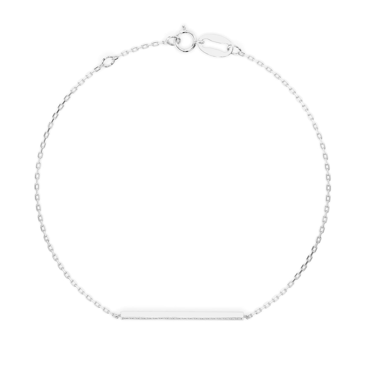 Brățară din Aur cu Diamante, Forma Rotund Briliant, 0,10 CT