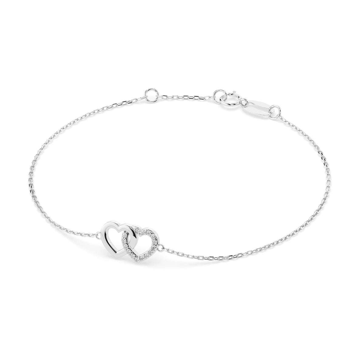 Brățară din Aur cu Diamante, Forma Rotund Briliant, 0,08 CT
