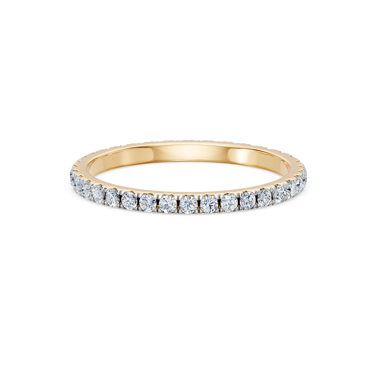 Inel din Aur cu Diamante, Forma Rotund Briliant, 0,53 CT