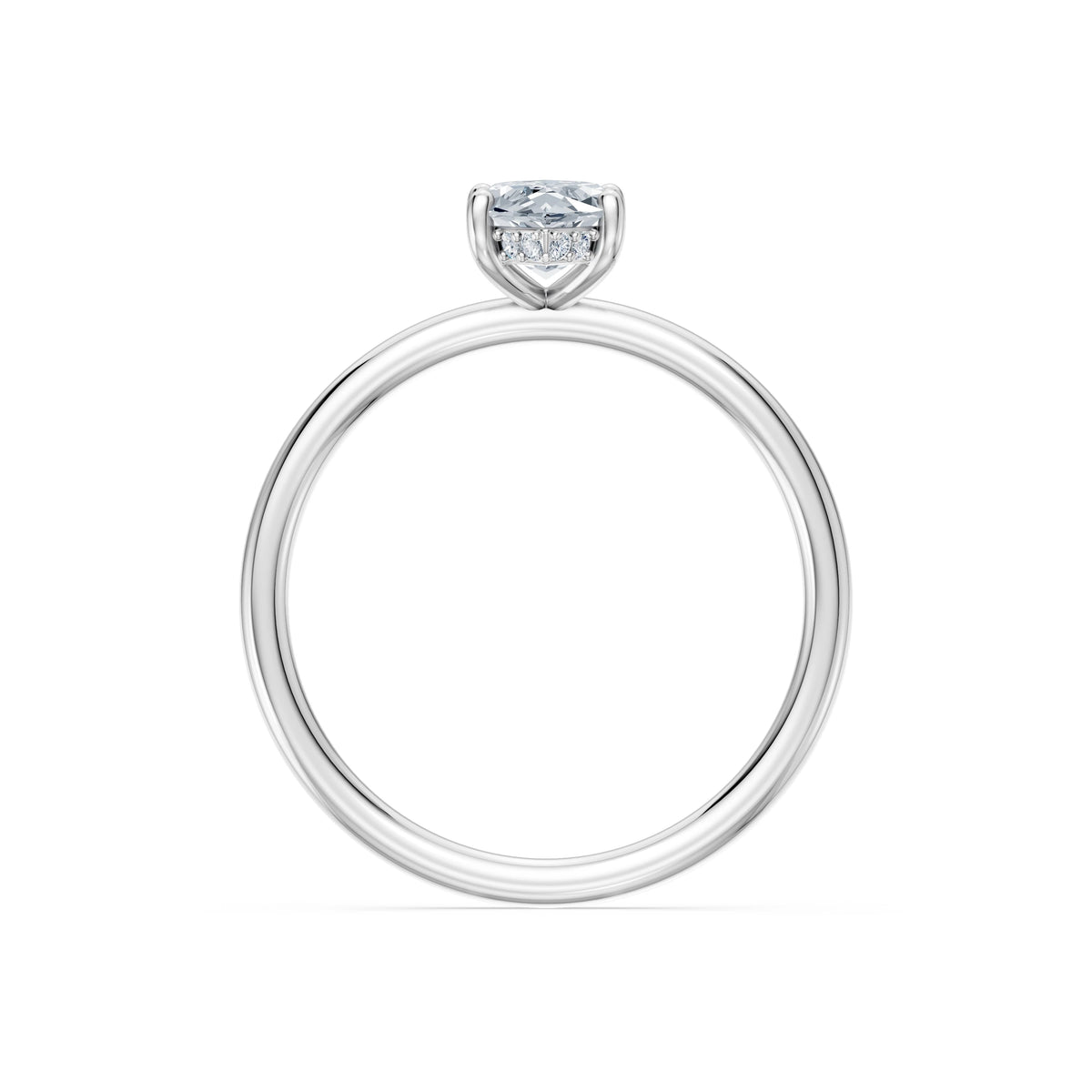 Inel de Logodnă Solitaire din Aur, Diamant Marquise 1,00 CT