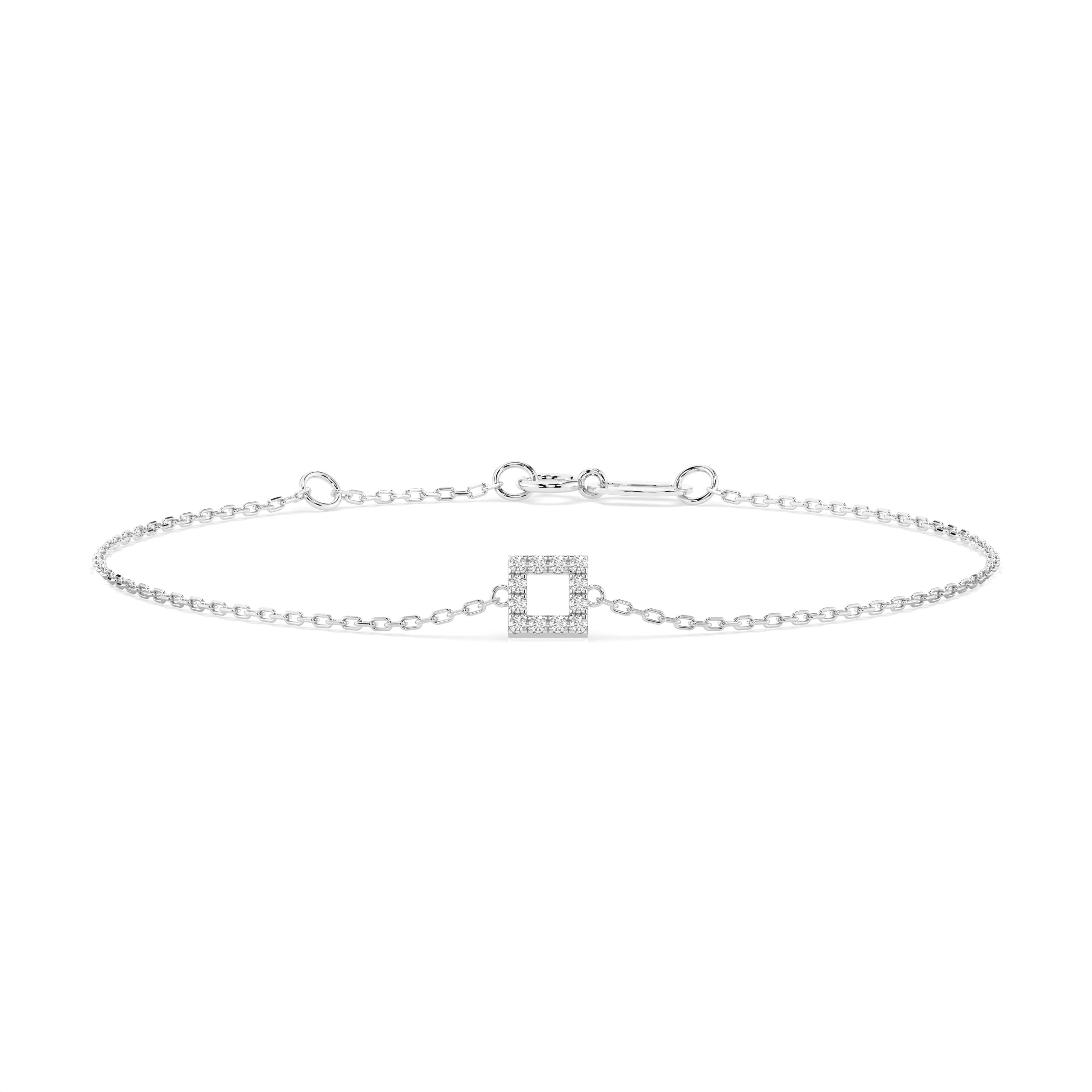 Brățară din Aur cu Diamante Rotunde Briliant 0.06 CT