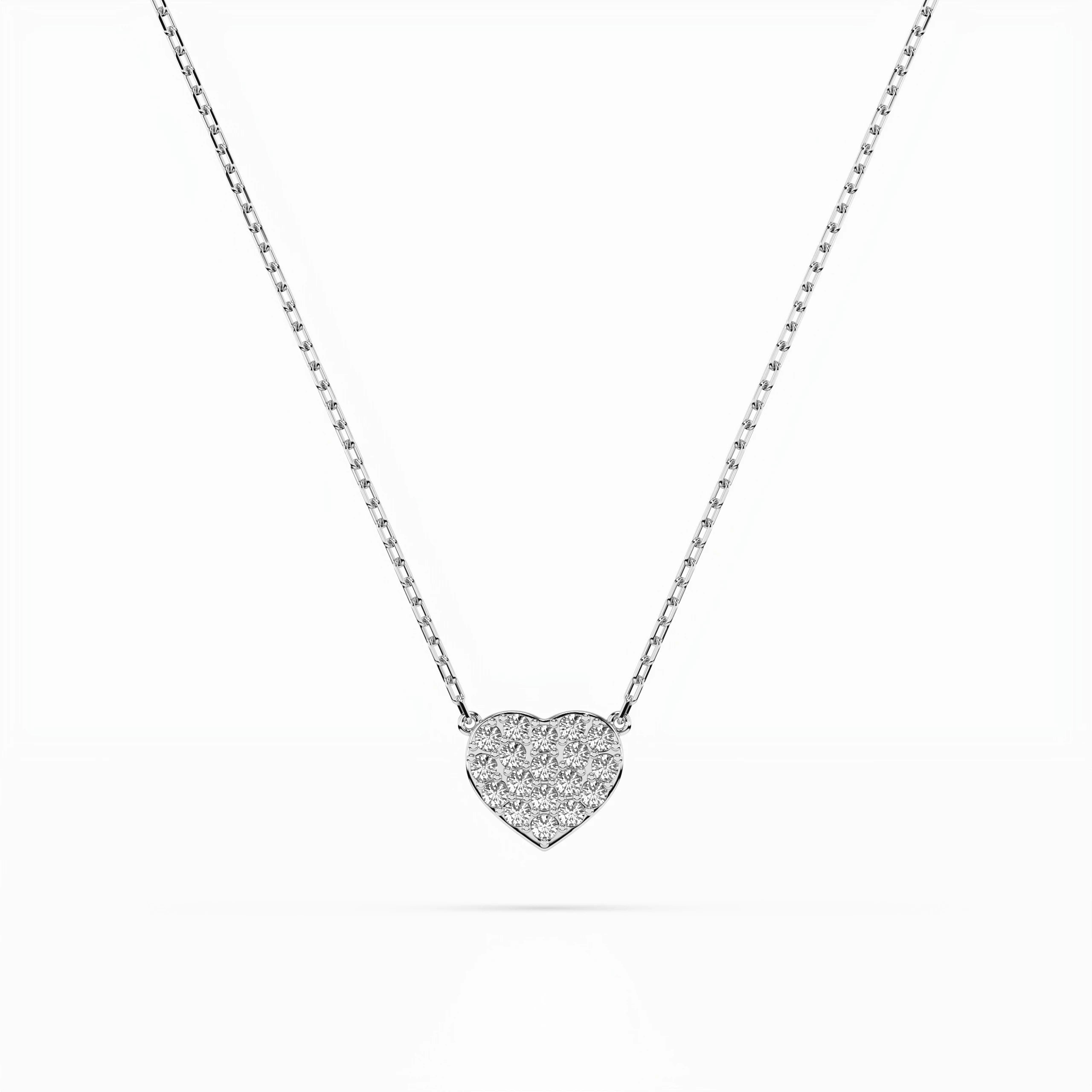 Colier din Aur cu Diamante Rotunde Briliant 0.09 CT