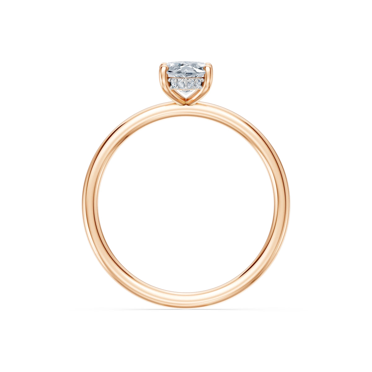 Inel de Logodnă Solitaire din Aur, Diamant Marquise 1,00 CT