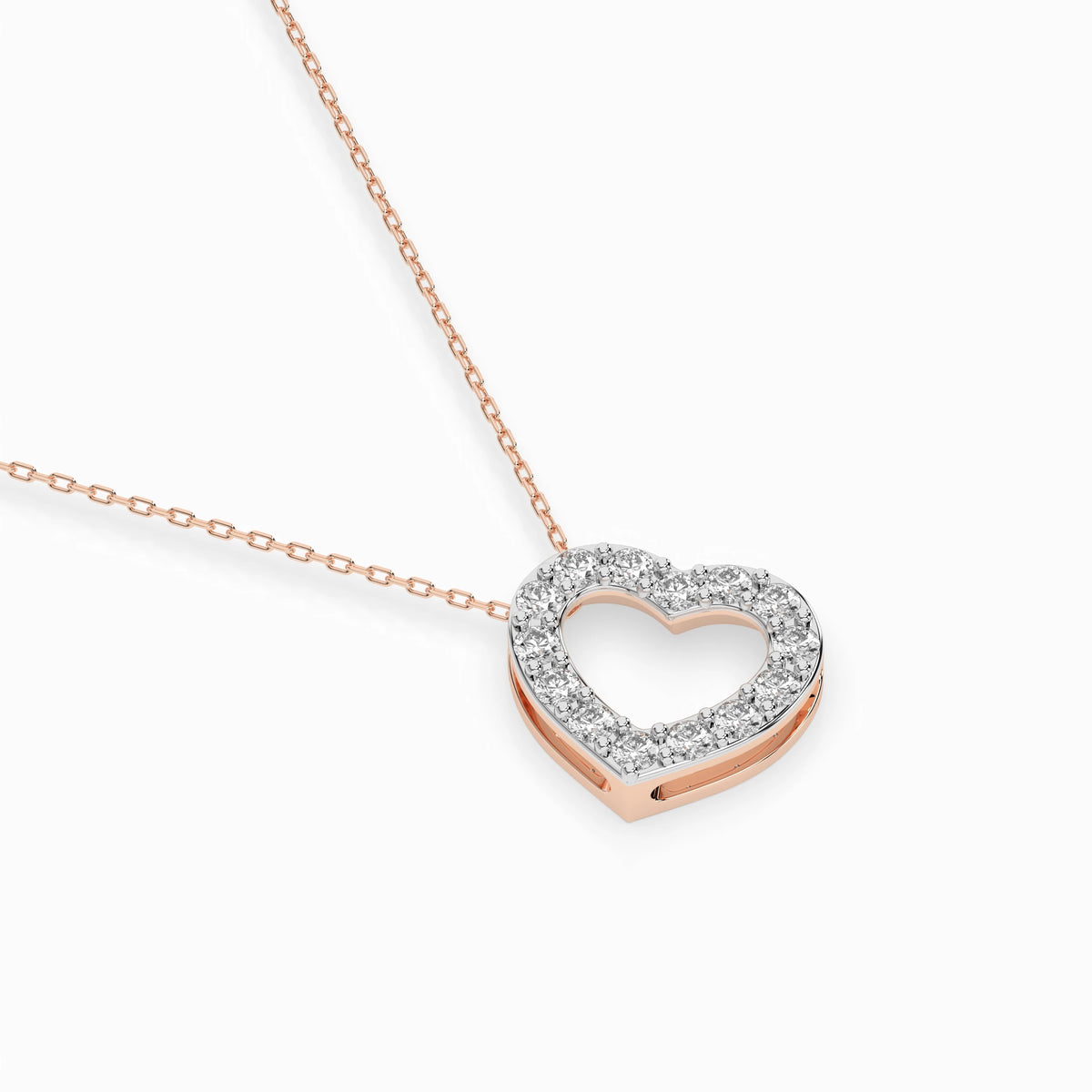 Colier din Aur cu Diamante, Forma Rotund Briliant, 0,35 CT