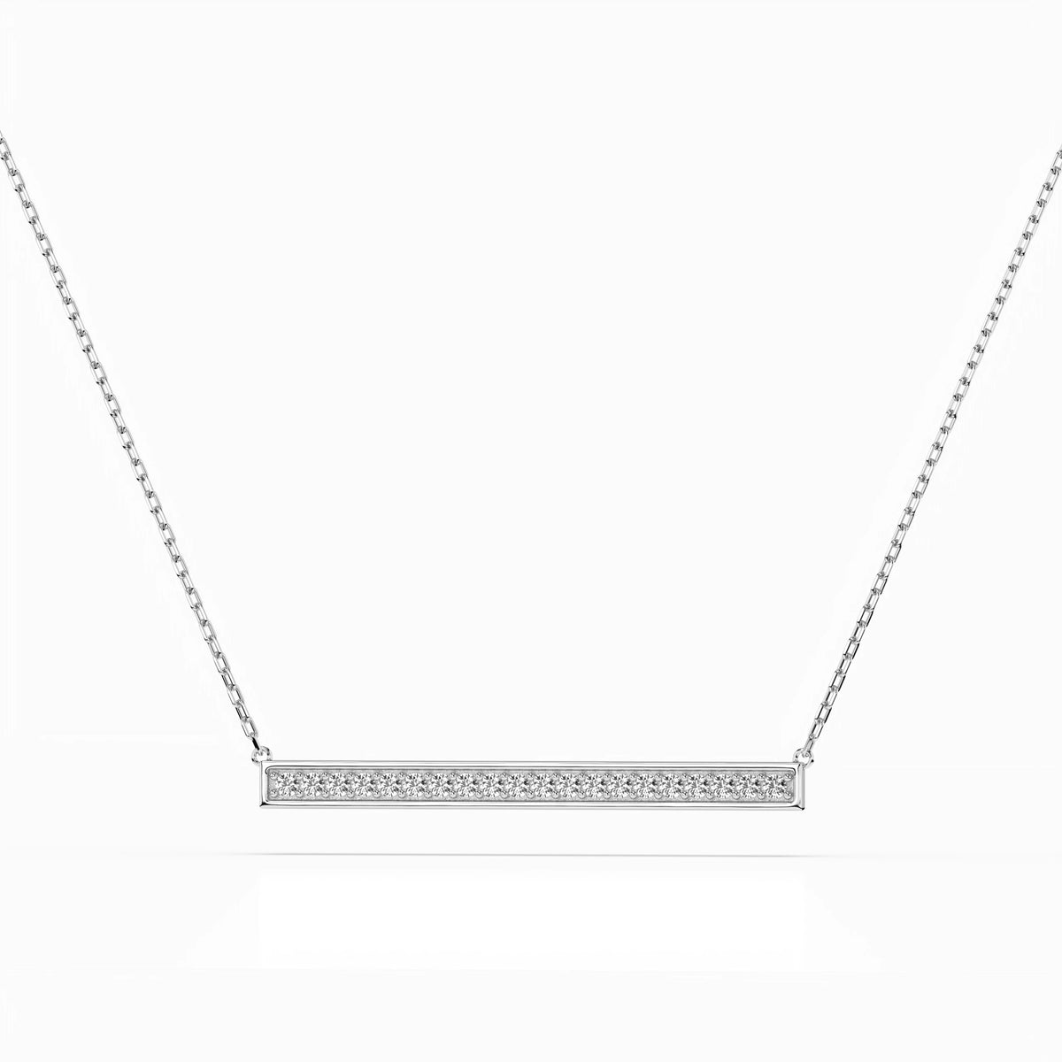 Colier din Aur cu Diamante, Forma Rotund Briliant, 0,12 CT