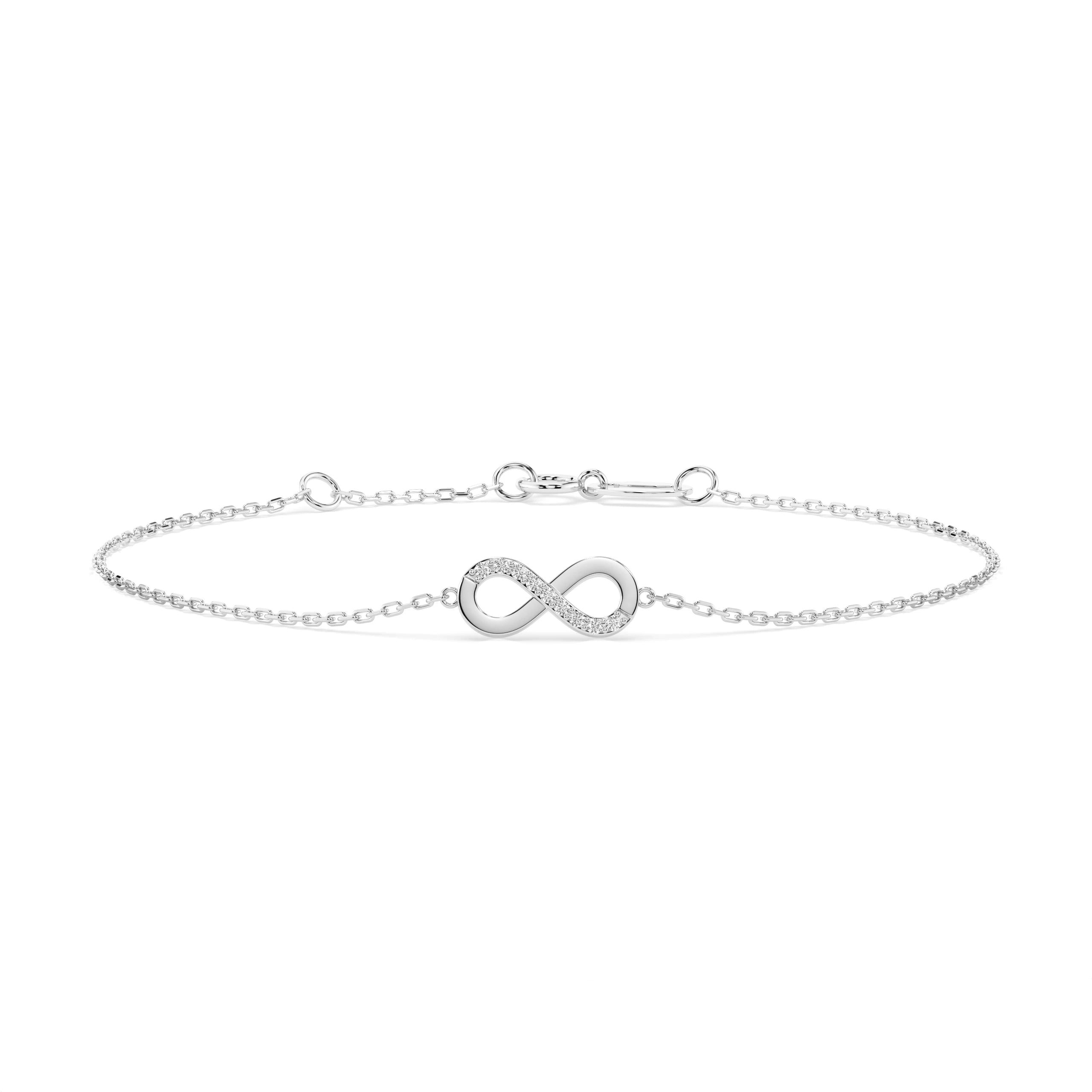 Brățară din Aur cu Diamante Rotunde Briliant 0.05 CT
