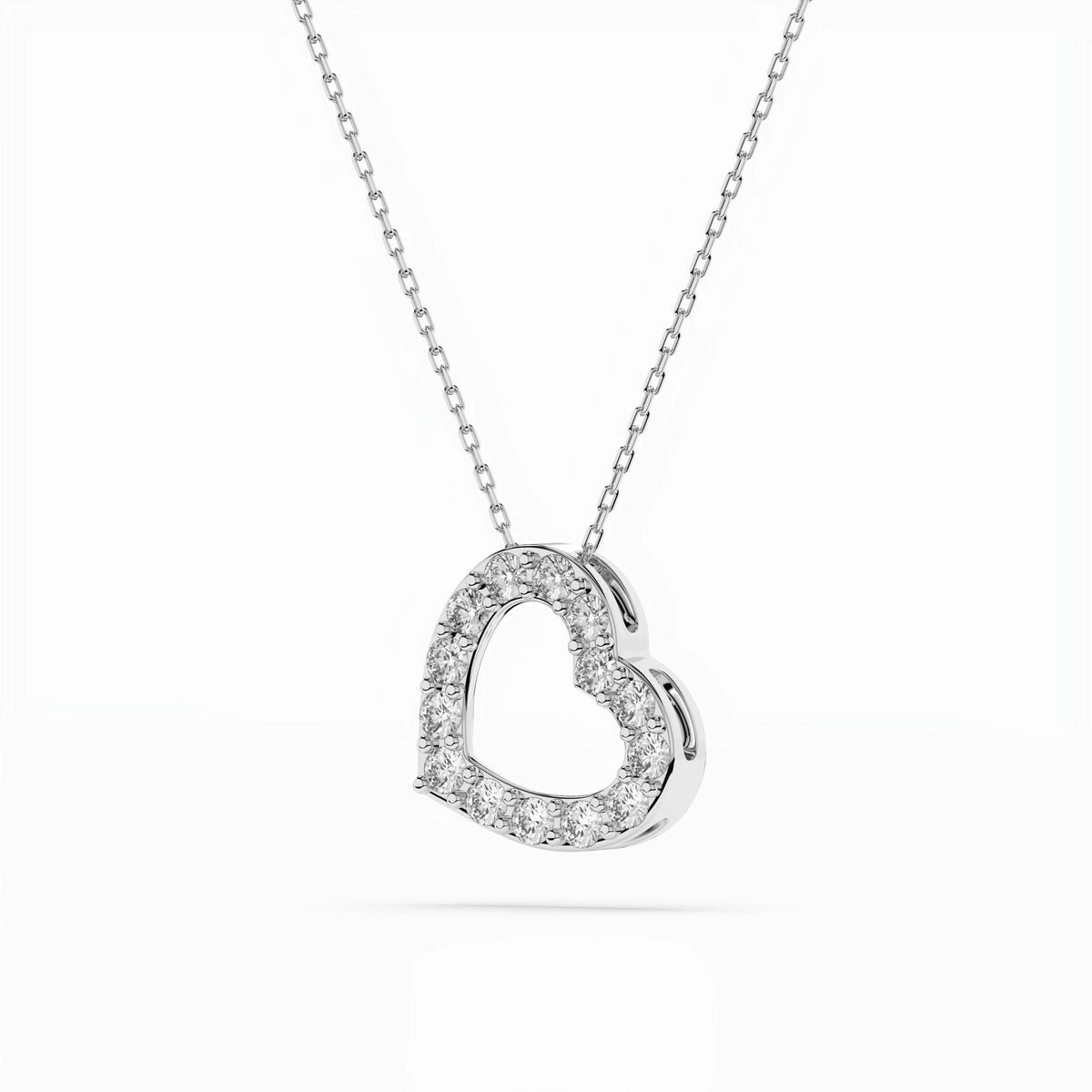Colier din Aur cu Diamante, Forma Rotund Briliant, 0,35 CT