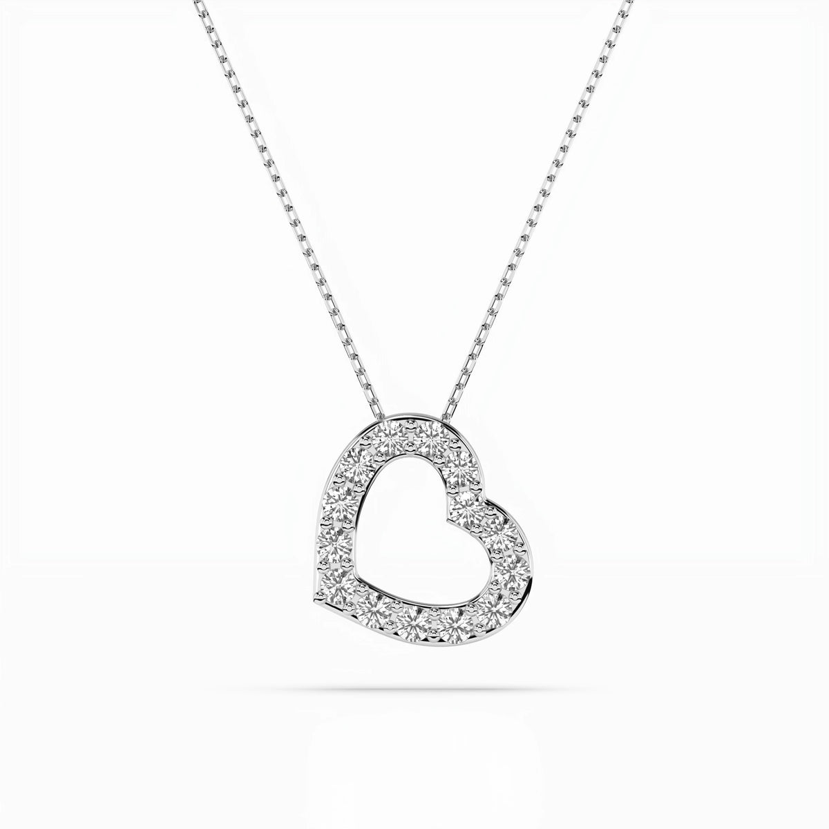 Colier din Aur cu Diamante, Forma Rotund Briliant, 0,35 CT