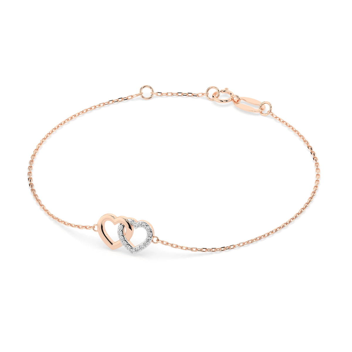 Brățară din Aur cu Diamante, Forma Rotund Briliant, 0,08 CT