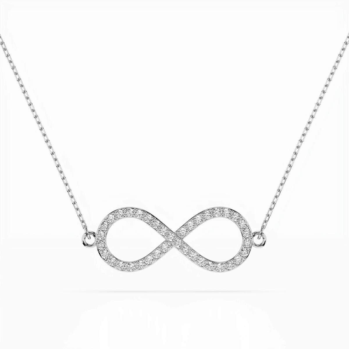 Colier din Aur cu Diamante, Forma Rotund Briliant, 0,19 CT