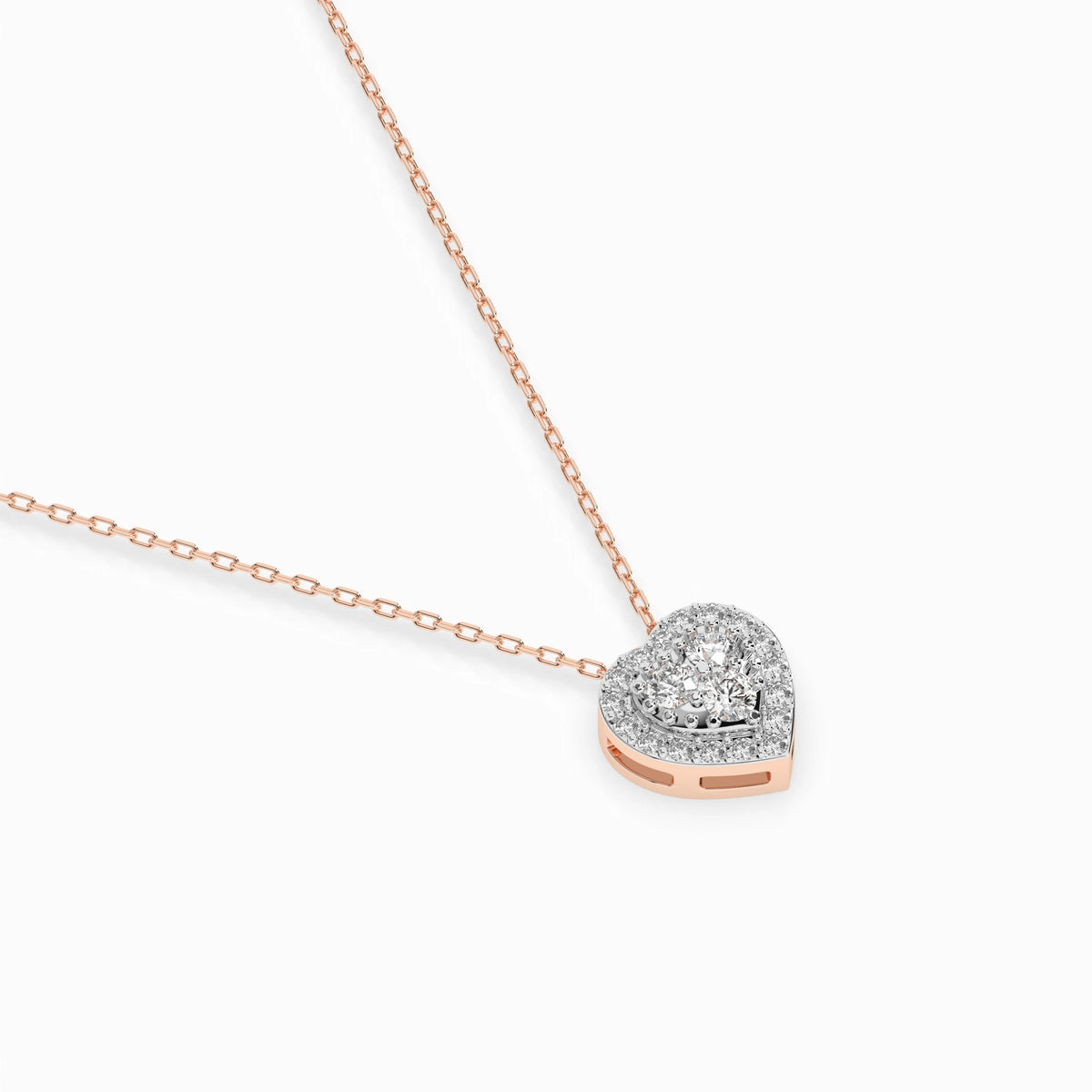 Colier din Aur cu Diamante, Forma Rotund Briliant, 0,17 CT