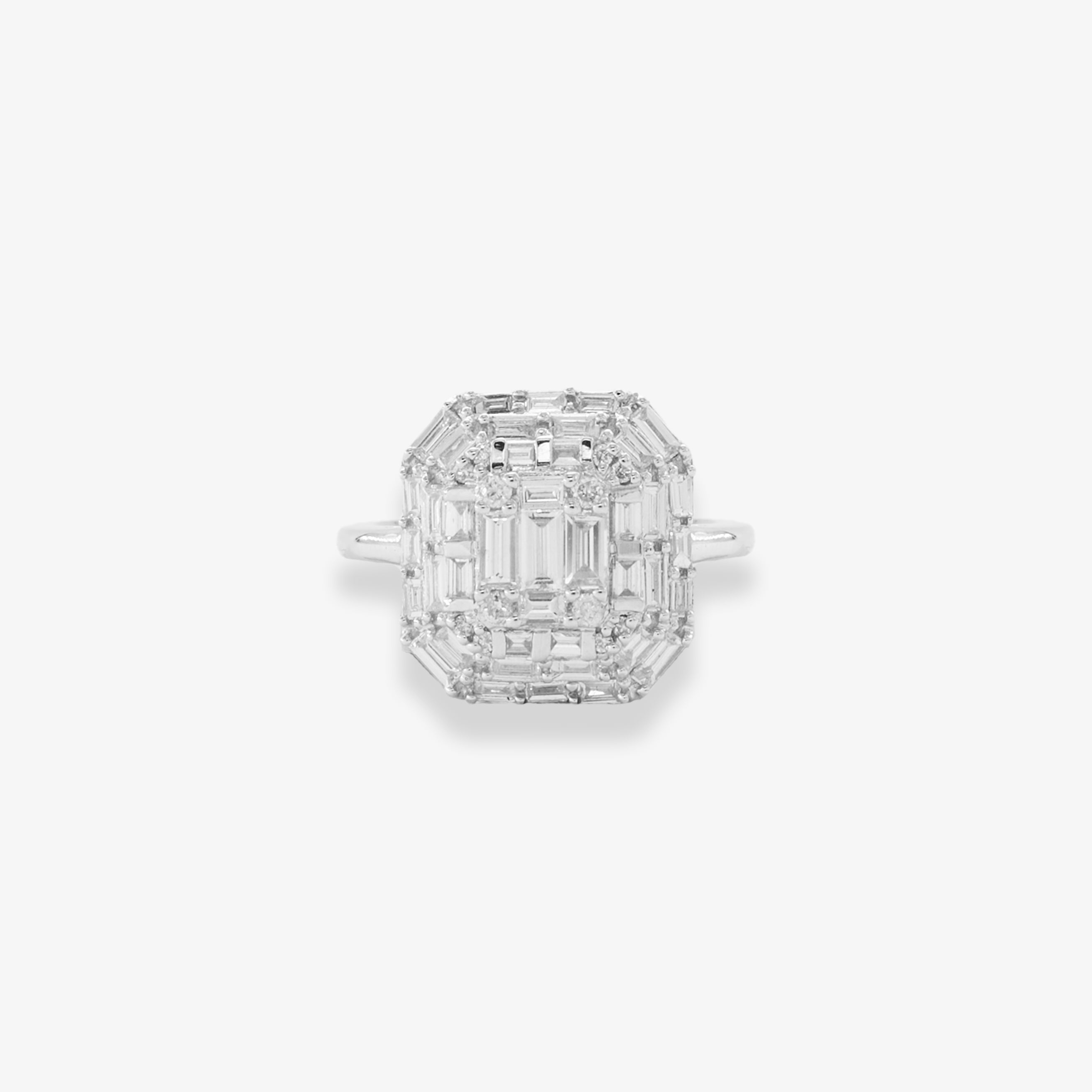 Inel aur 18k cu diamante 1.12 ct