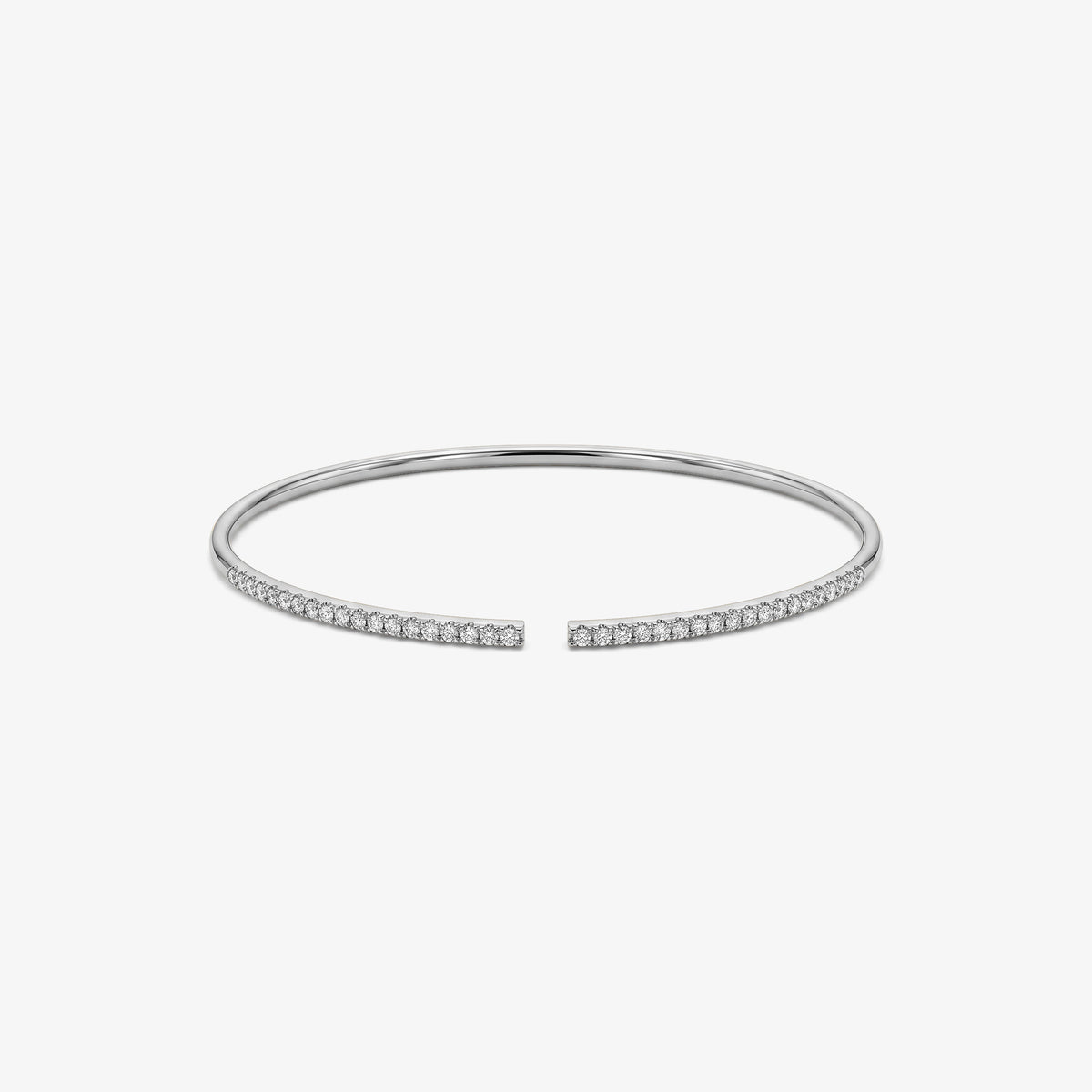 Brățară din aur alb 18K cu diamante 0,53 ct – vedere principală