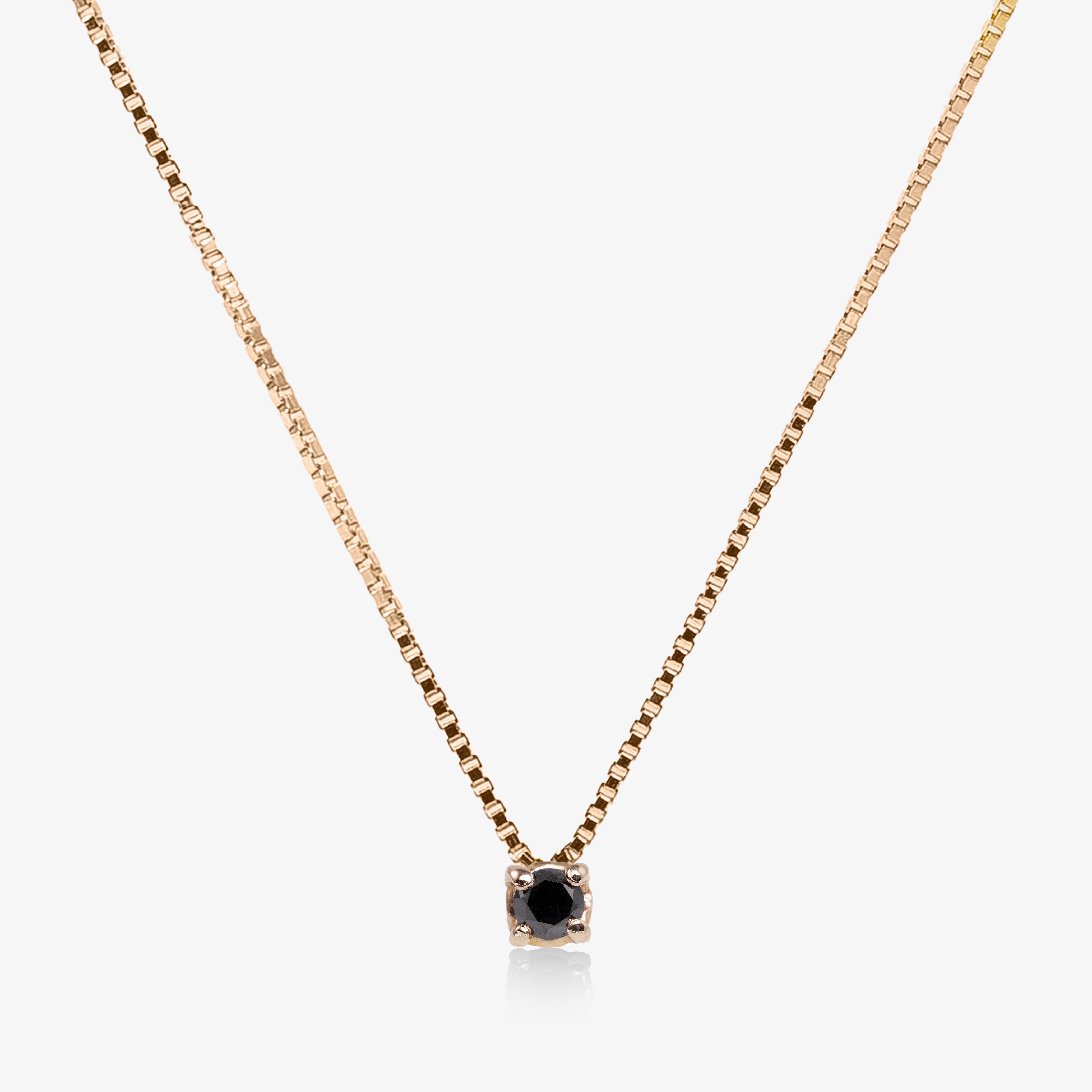 Spotlight Black Diamond Necklace