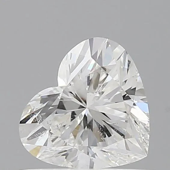 0.57ct Heart Natural Diamond (Colour F, Clarity SI2, GIA)