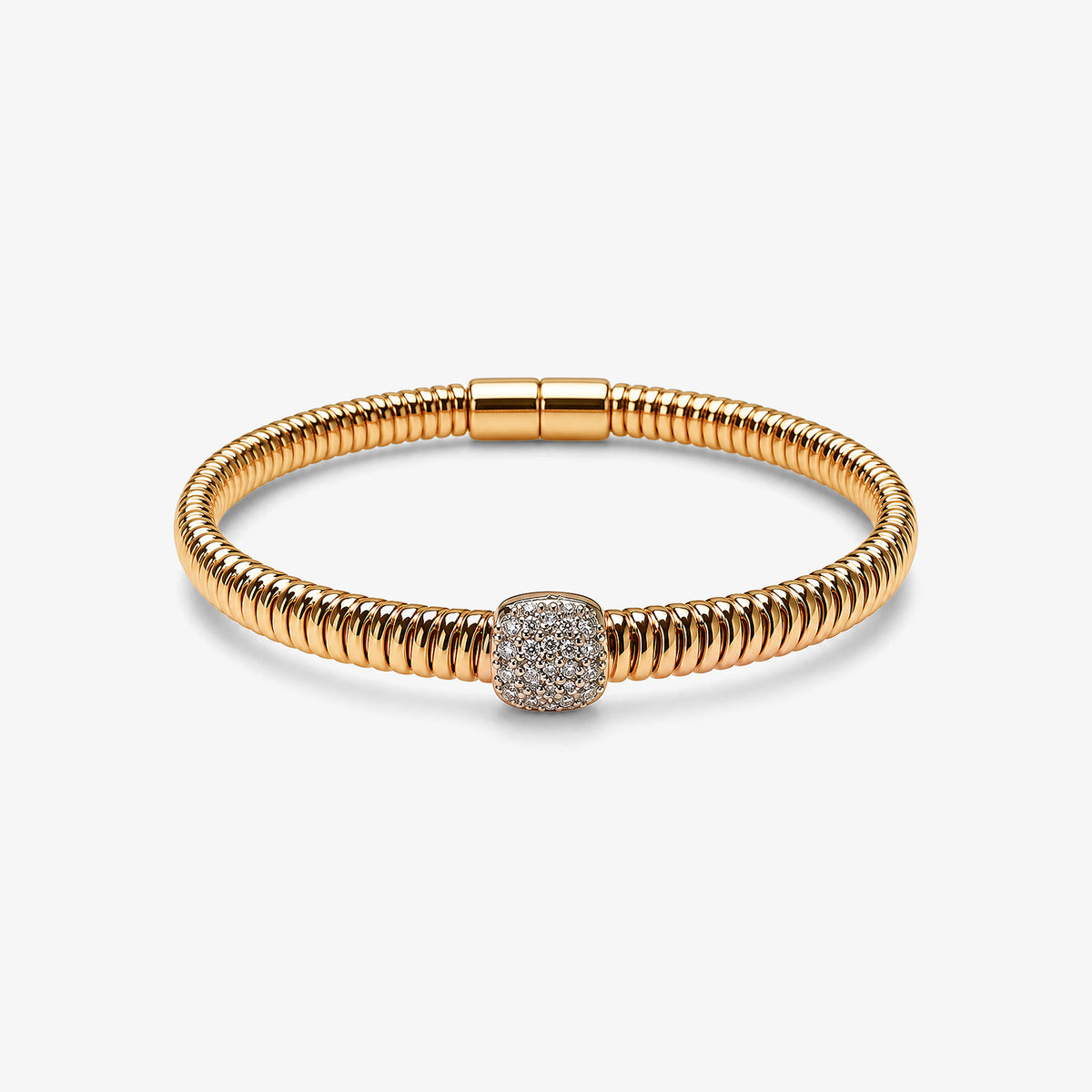 Brățară din aur roz 18K cu diamante 0,18 ct – vedere principală