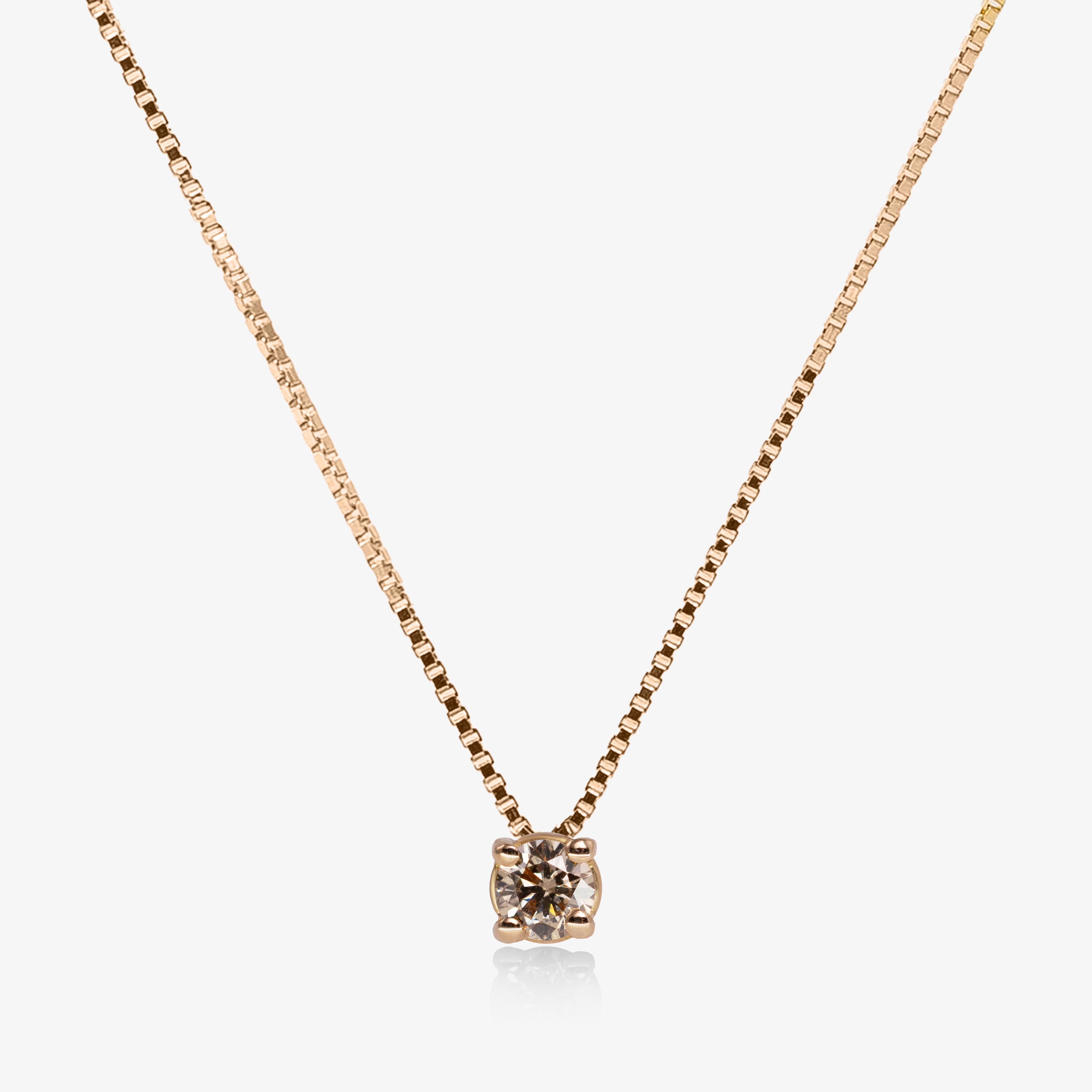 Spotlight Brown Diamond Necklace