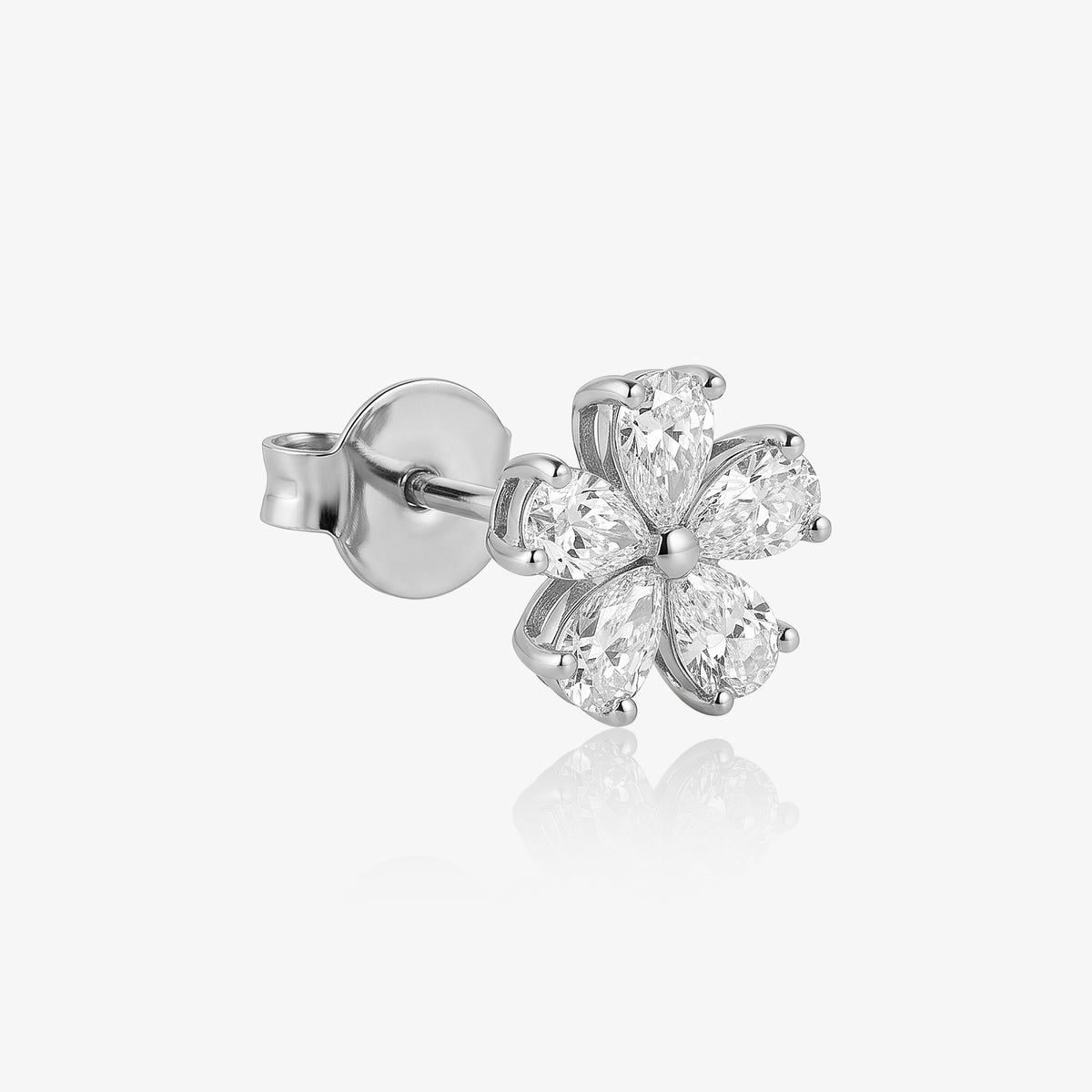 Cercei stud din aur alb 18K cu diamante naturale 0,74 ct – KP0034758