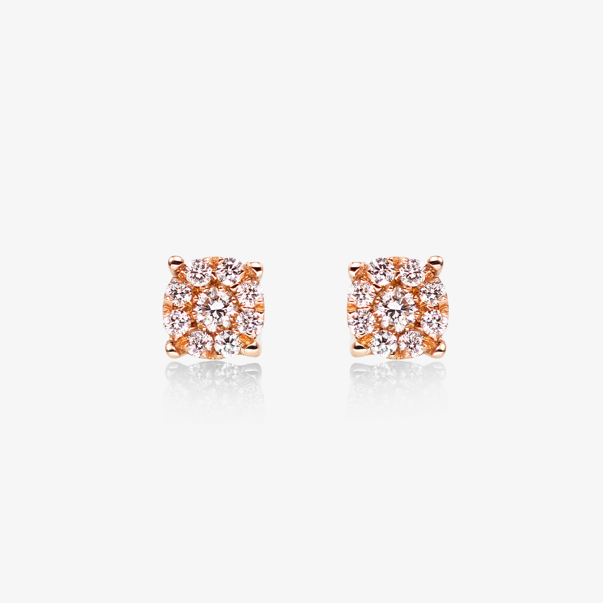 Cercei aur 18k cu diamante 0.20 ct