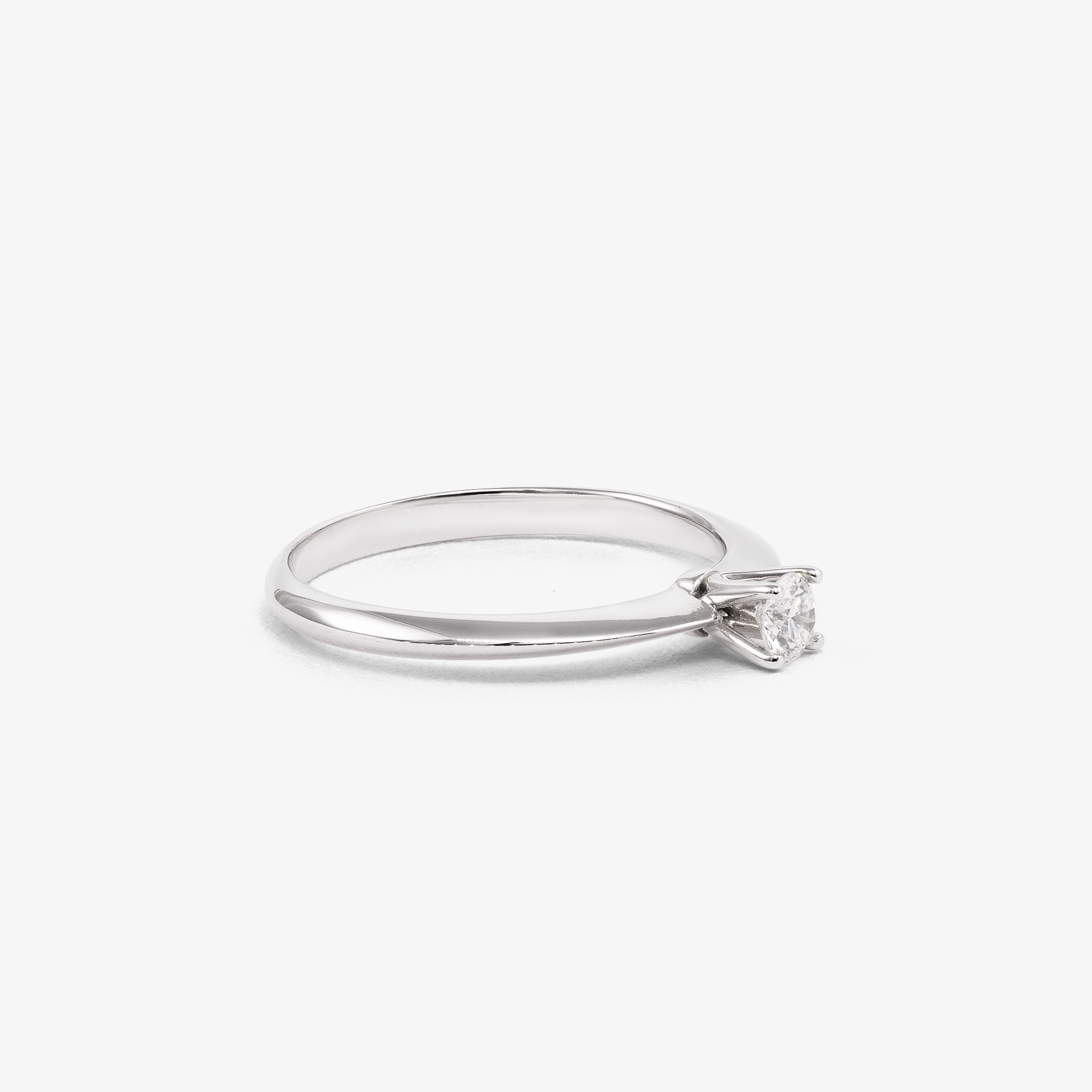 Inel de logodna din aur 18k cu diamant 0.15 ct