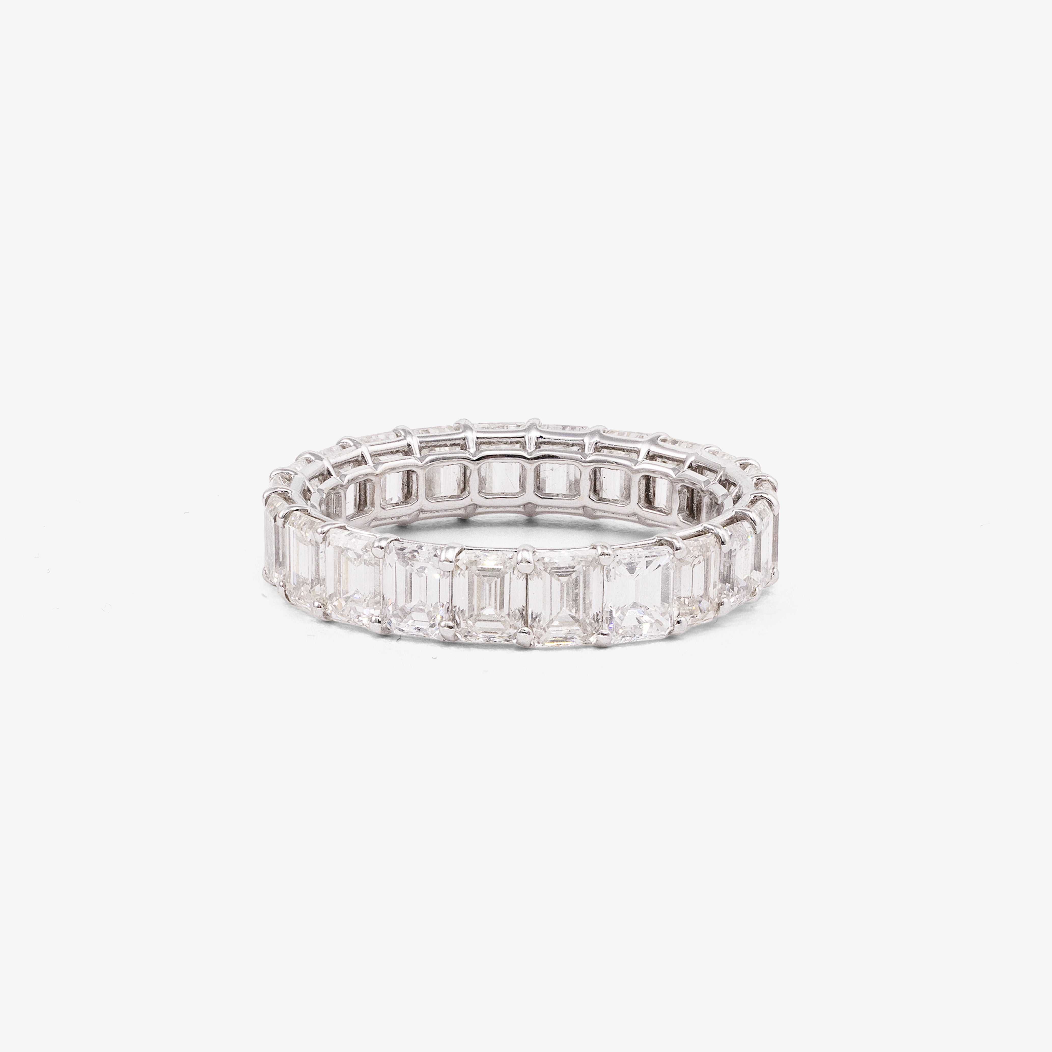 Inel eternity aur 18k cu diamante 4.65 ct