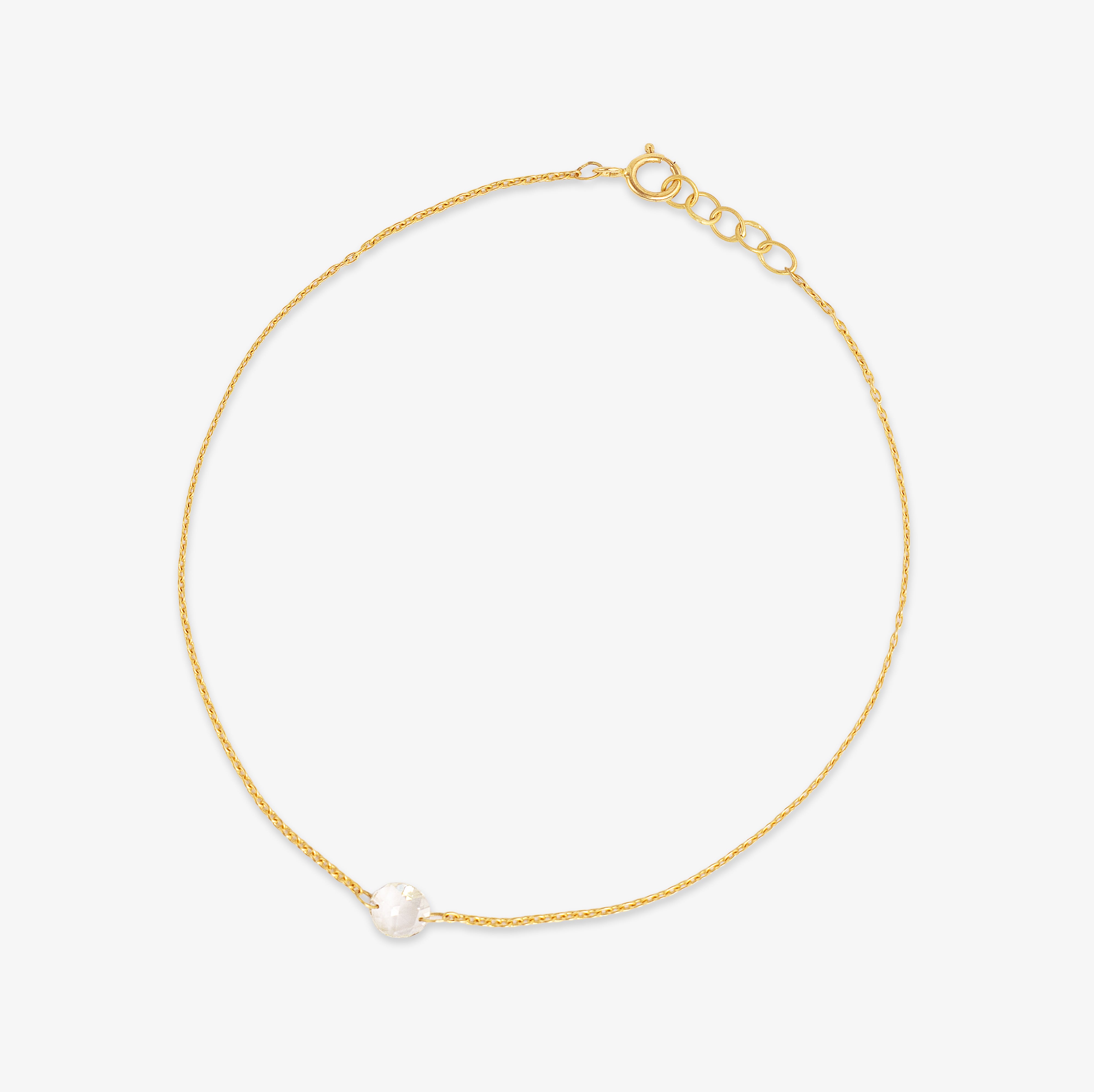 Bratara aur 18k cu diamant 0.40 ct