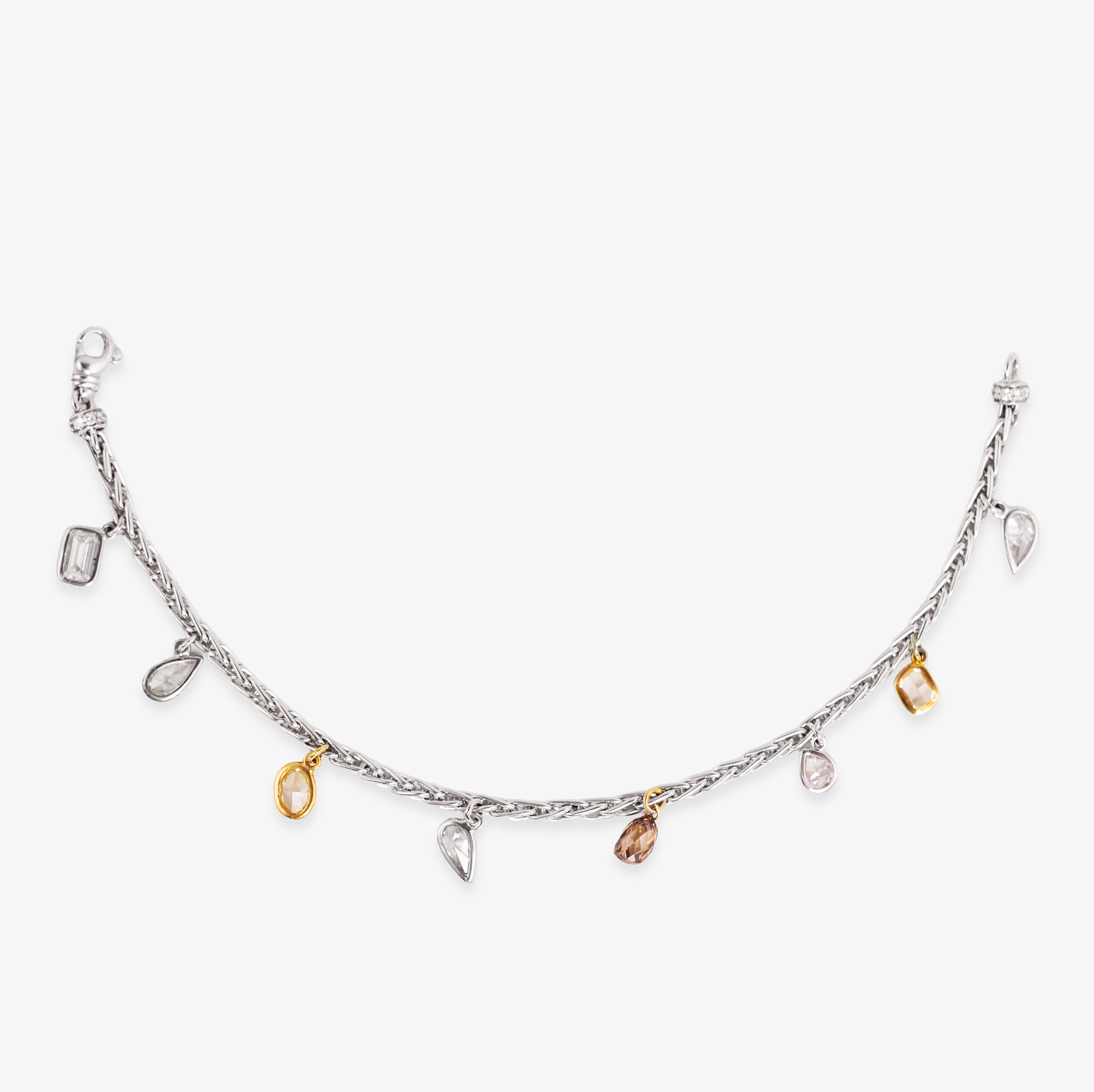 Bratara aur 18k cu diamante 5.82 ct