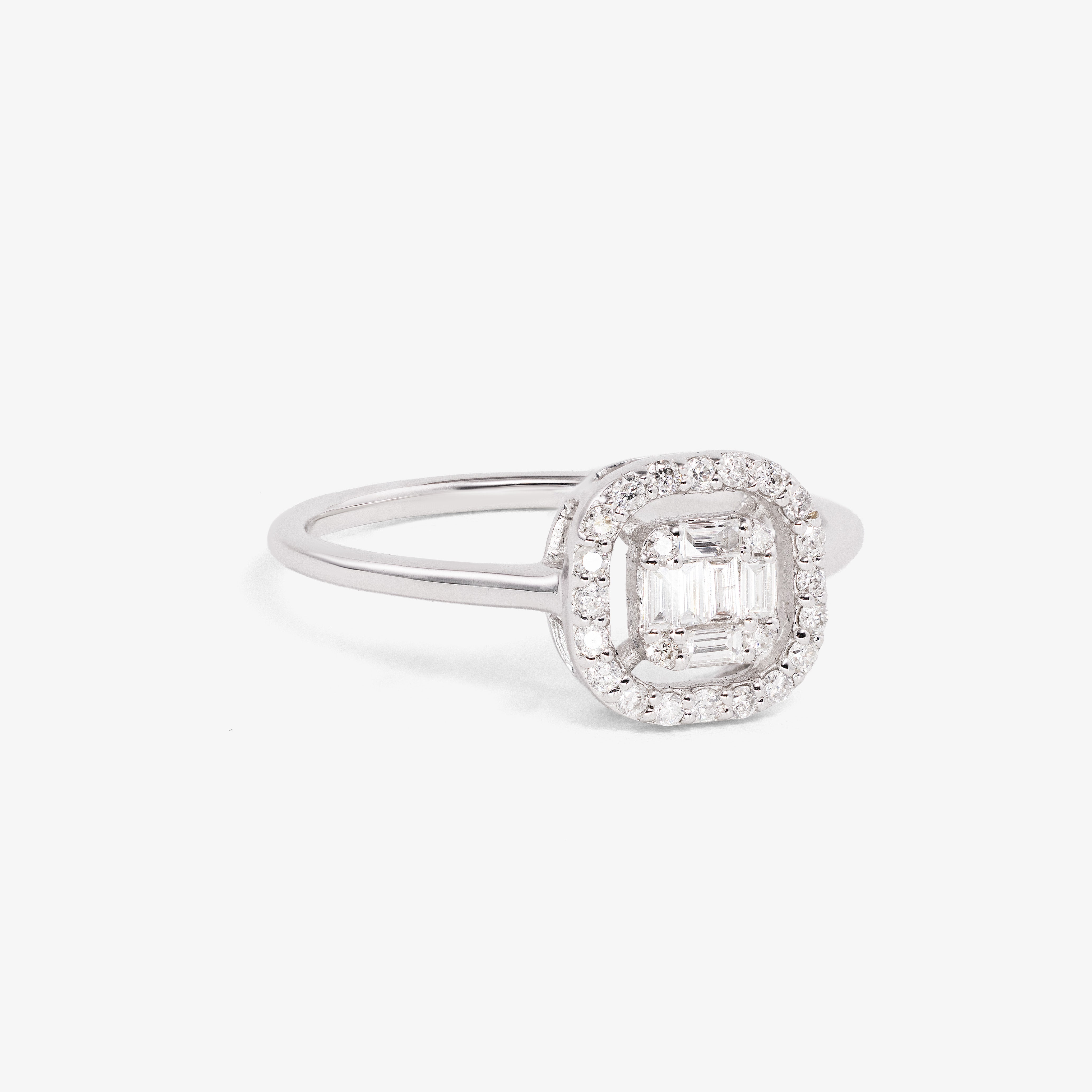 Inel aur 18k cu diamante 0.29 ct