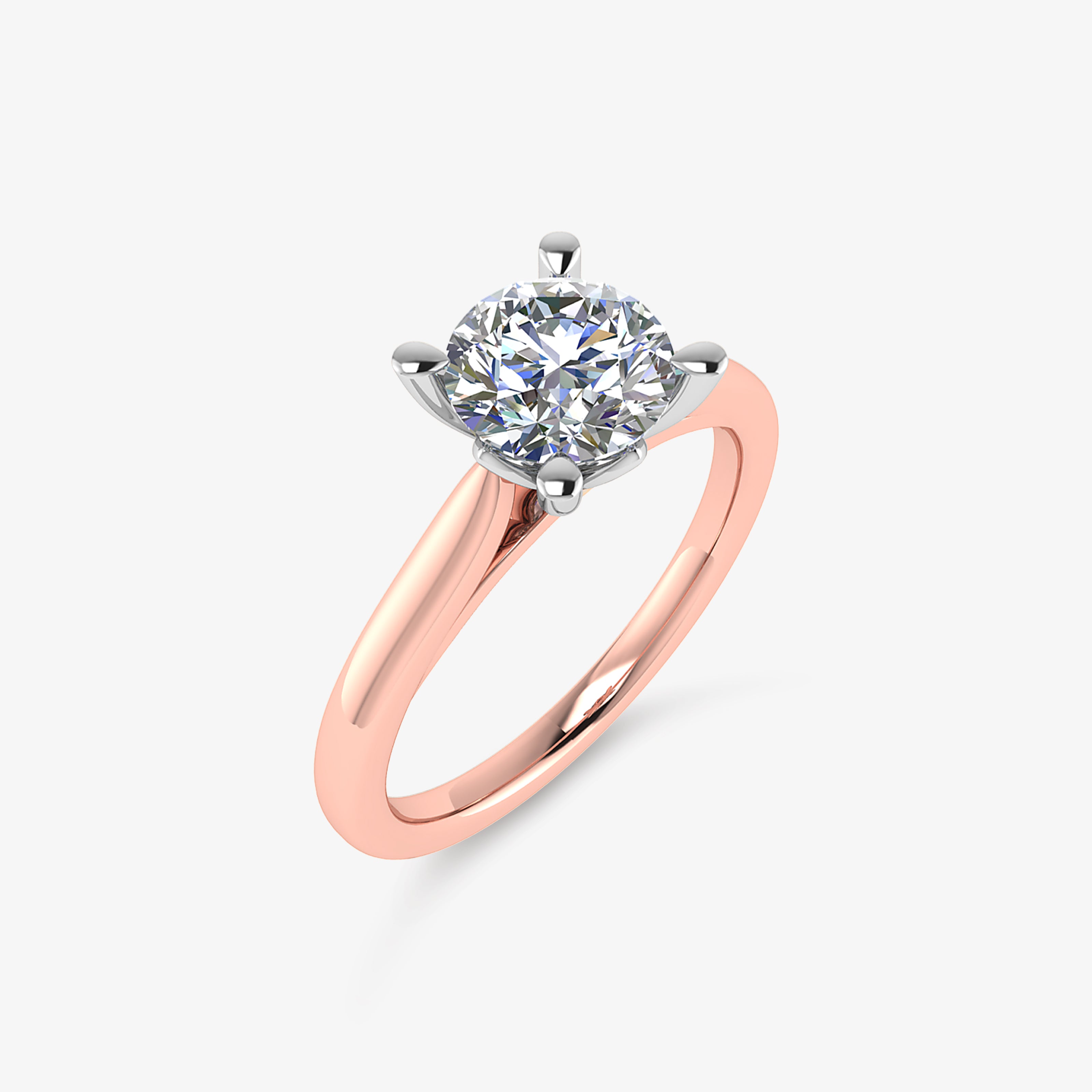 ENGAGEMENT RING BLUSH IN PLATINUM, DIAMOND 1.00 CT - GIA CERTIFICATE