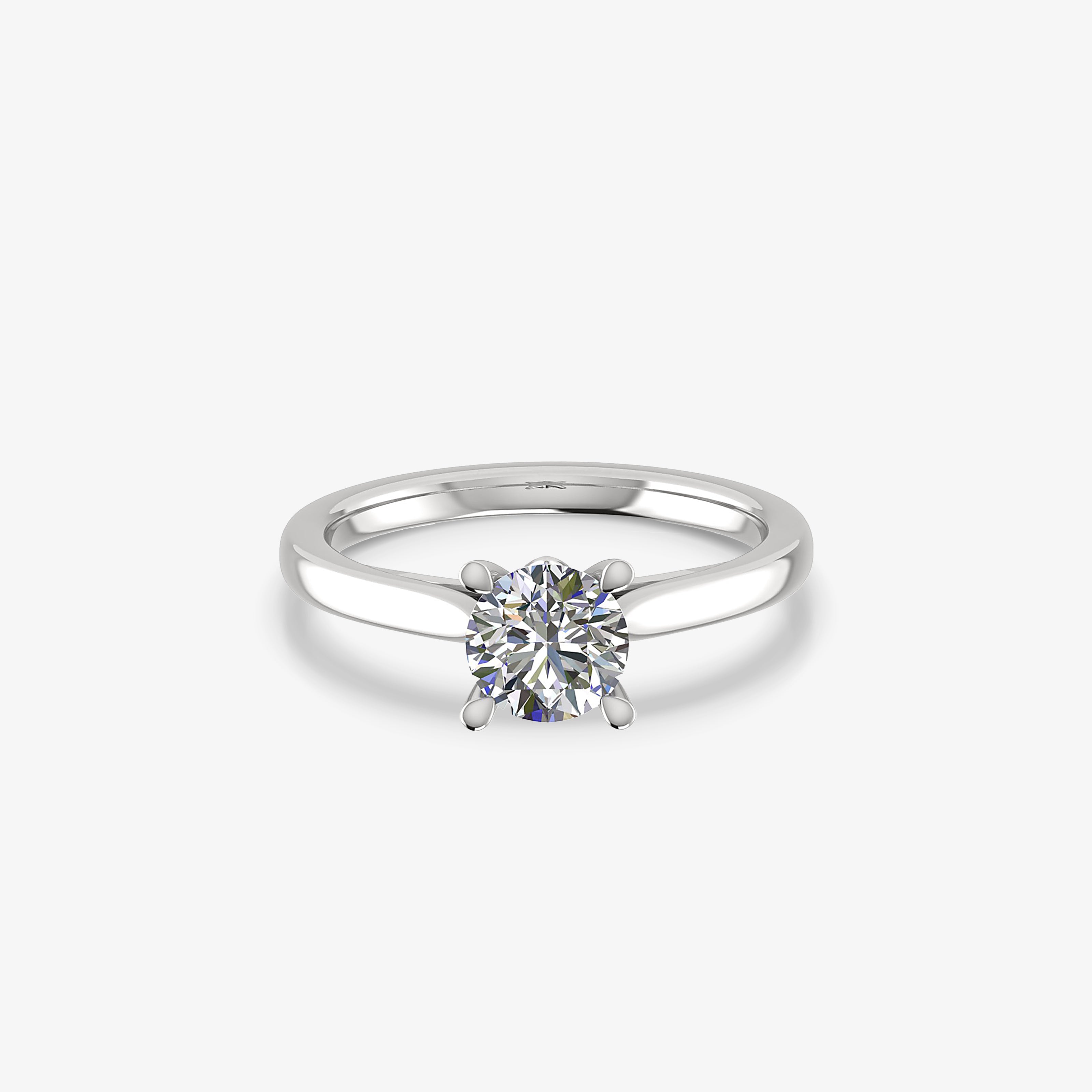 ENGAGEMENT RING BLUSH IN PLATINUM, DIAMOND 1.00 CT - GIA CERTIFICATE
