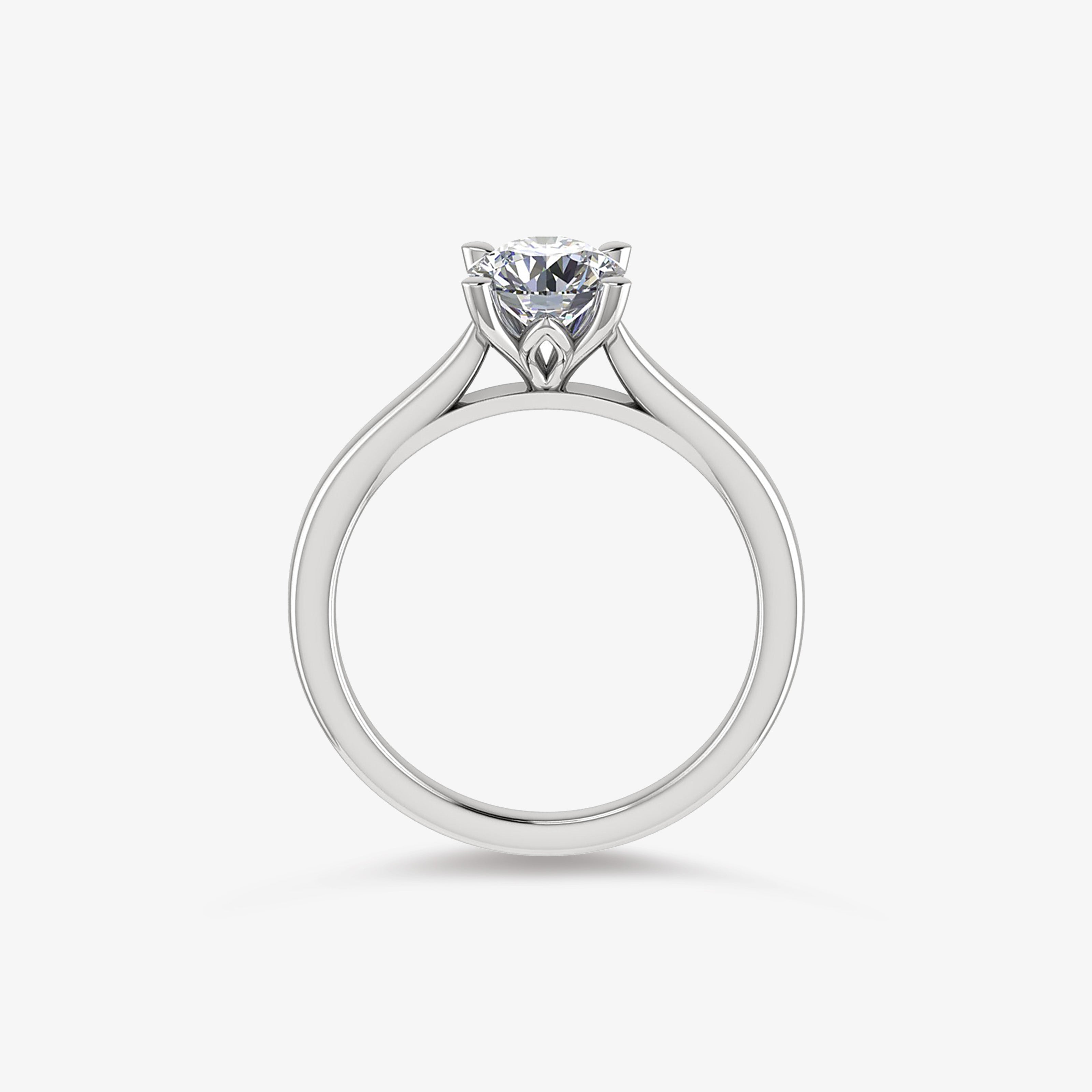 ENGAGEMENT RING BLUSH IN PLATINUM, DIAMOND 1.00 CT - GIA CERTIFICATE