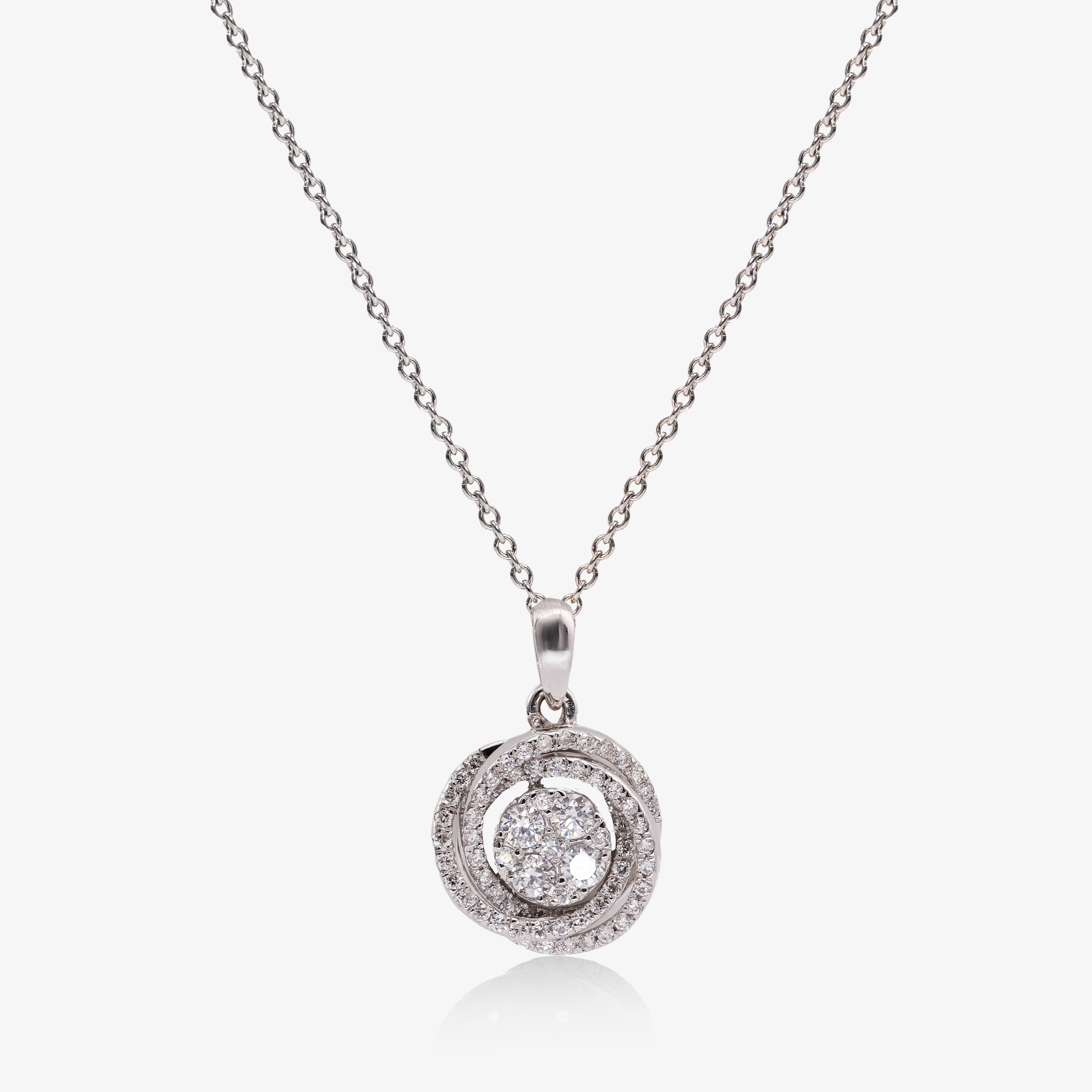 Colier aur 18k cu diamante 0.32 ct