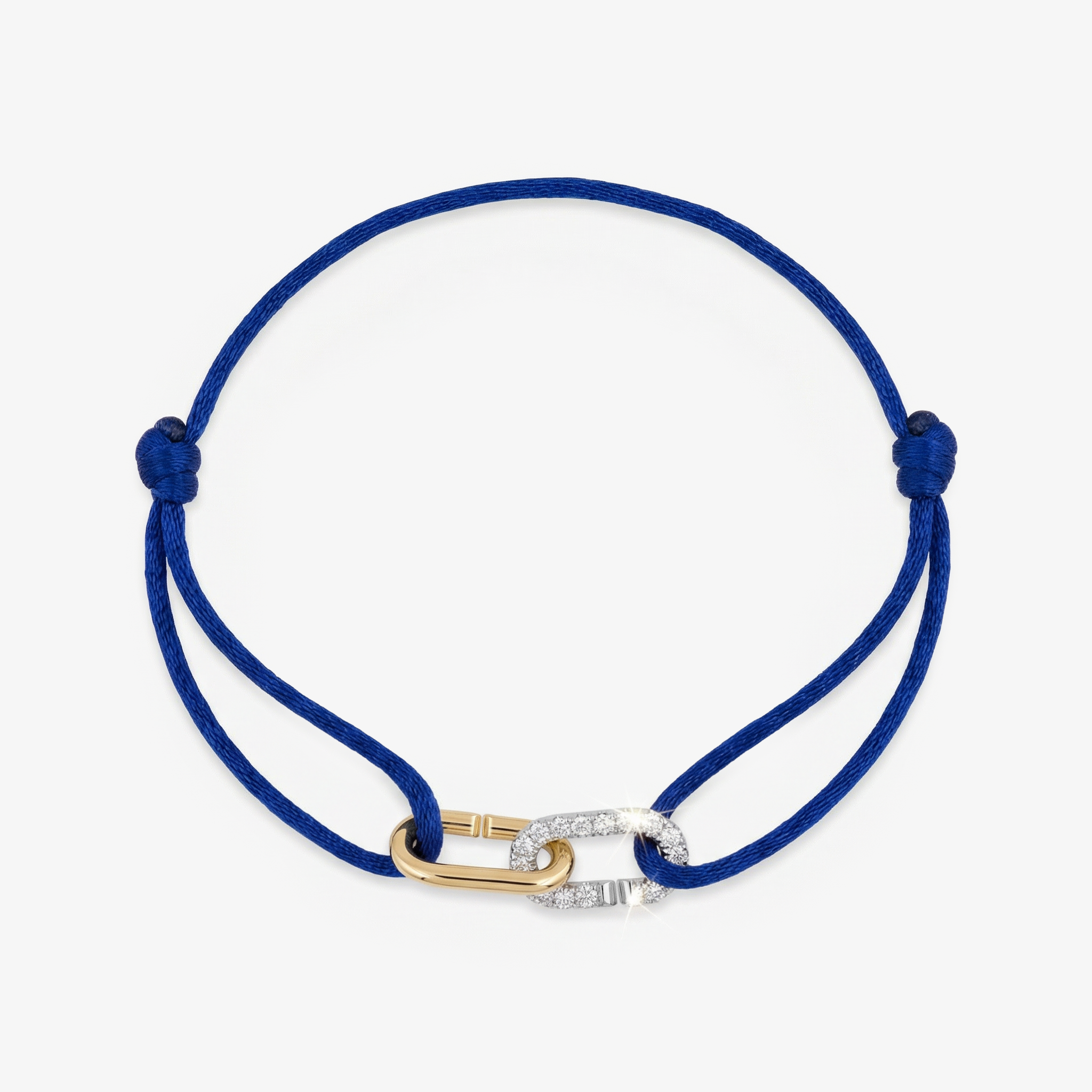 Bratara pe snur String of Love cu diamante 0.20ct