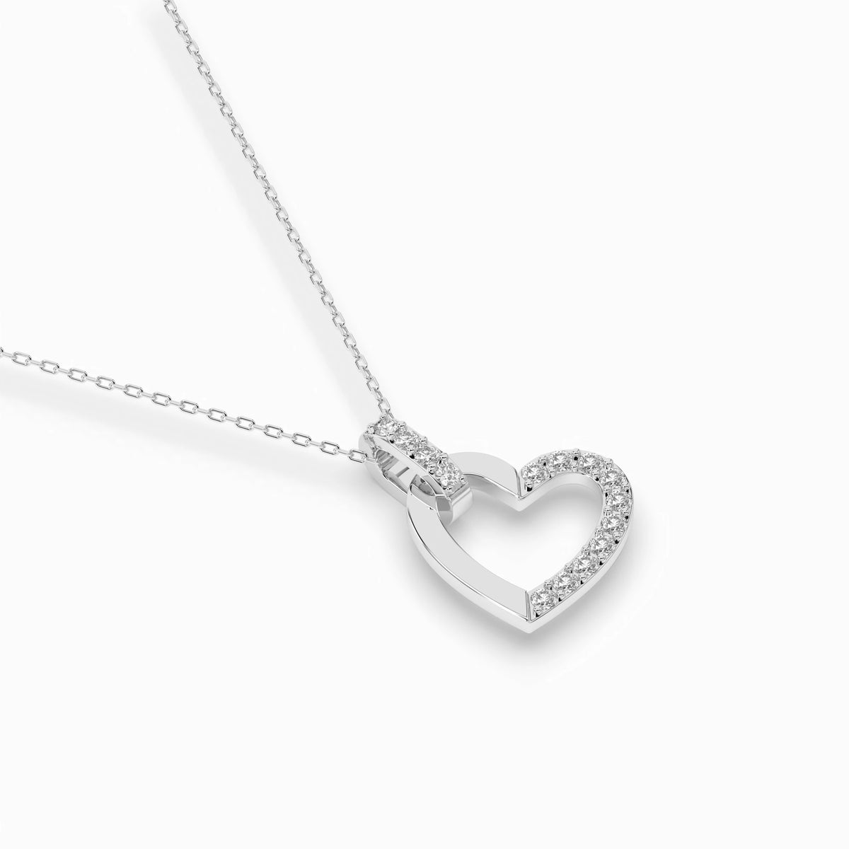 Colier din Aur cu Diamante, Forma Rotund Briliant, 0,18 CT